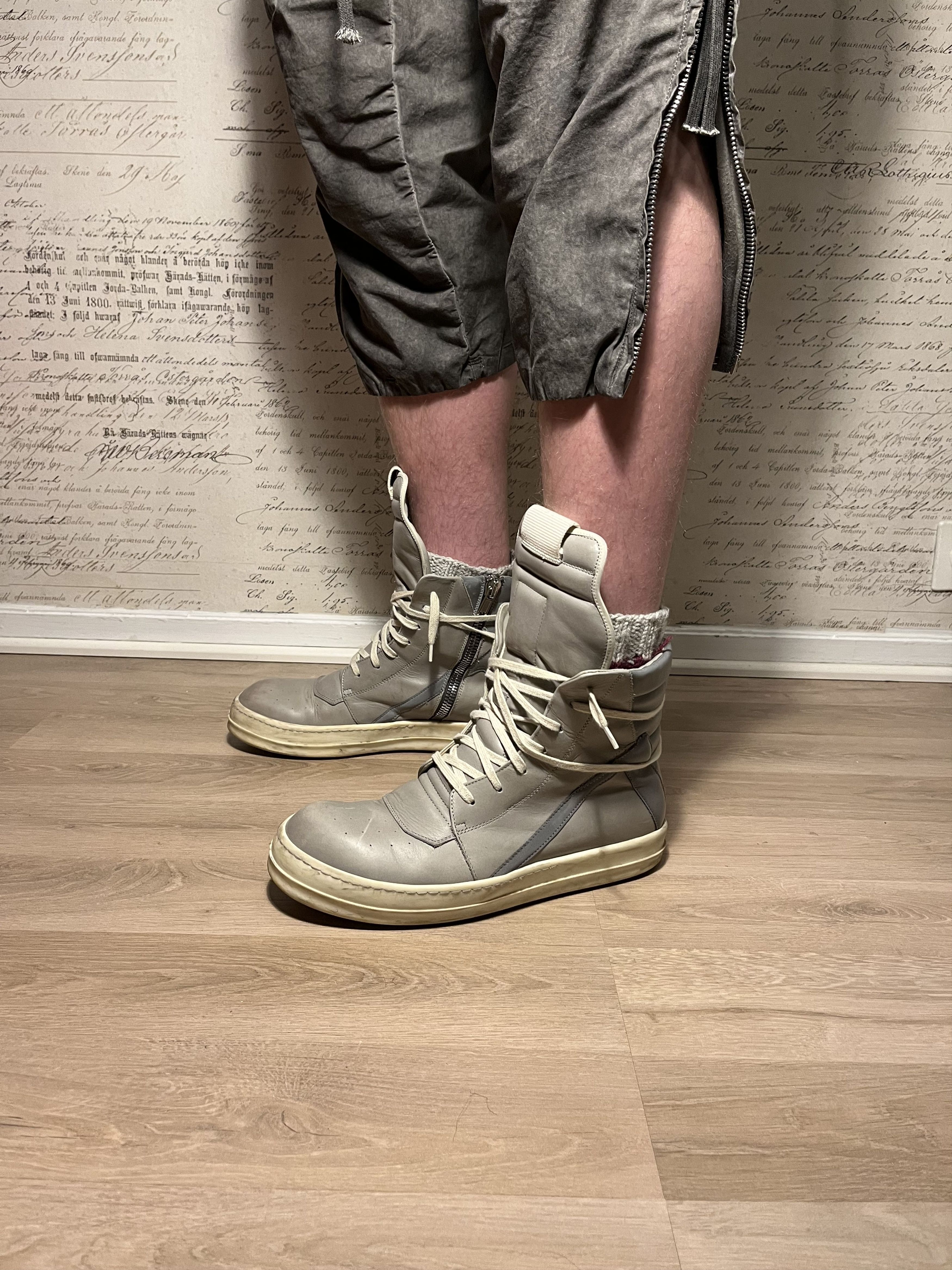Rick Owens Rick Owens Pearl Geobaskets Size US 9 / EU 42 - 8 Thumbnail