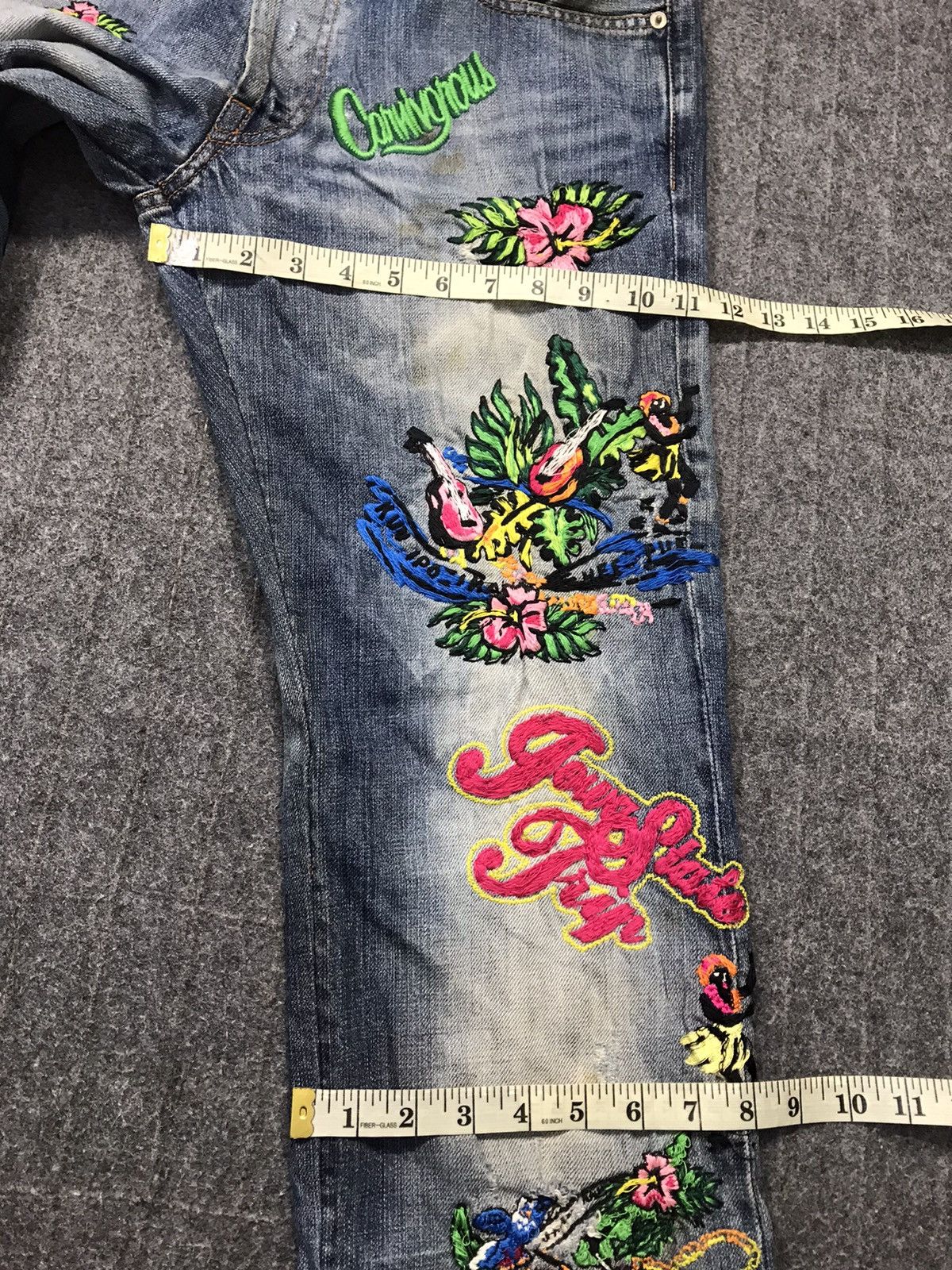 Energie Energie Straight Morris Embroidery Floral Straight Cut Size US 34 / EU 50 - 10 Thumbnail