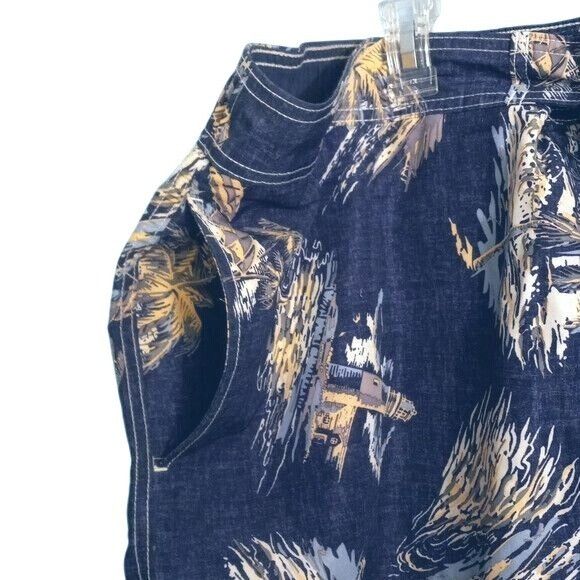 Lands' End Lands End XXL 44-46 Mens Blue Swim Trunks Shorts Bathing Sui Size US 44 / EU 60 - 7 Thumbnail