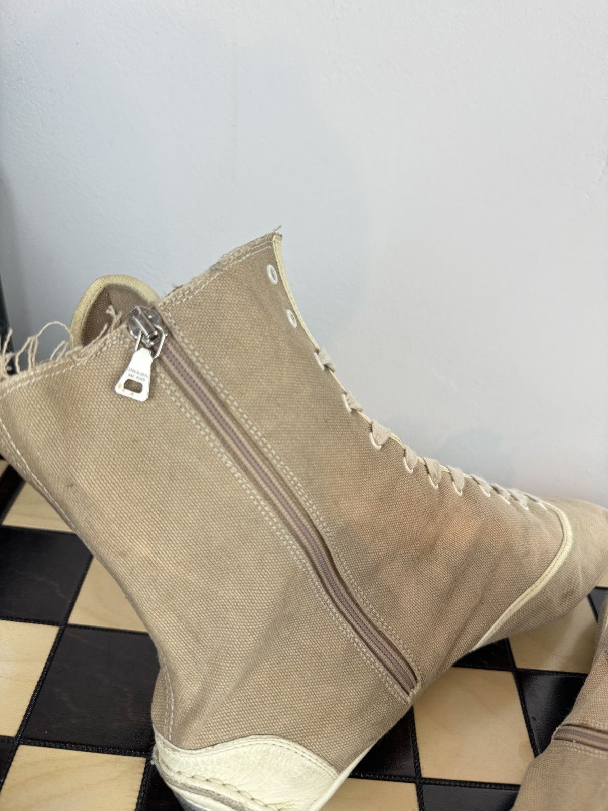 Prada Boxing boots Prada 2006 red tab original luxury item Size US 8.5 / IT 38.5 - 3 Thumbnail
