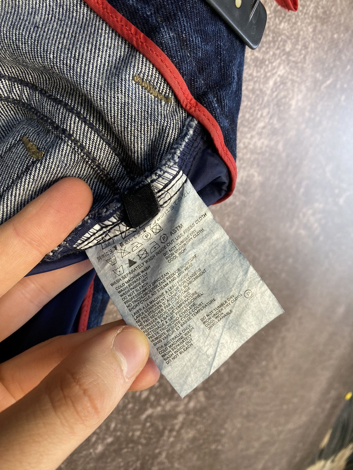 Prada PRADA Jeans Blue Denim Wash Nylon Y2K Vintage red tab Size US 32 / EU 48 - 14 Thumbnail