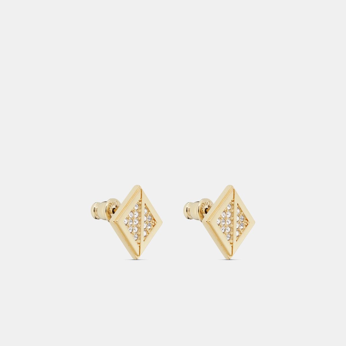 Dior o1bcso1str0126 Size:OS/Cd Diamond Earrings in Golden Size ONE SIZE - 1 Thumbnail