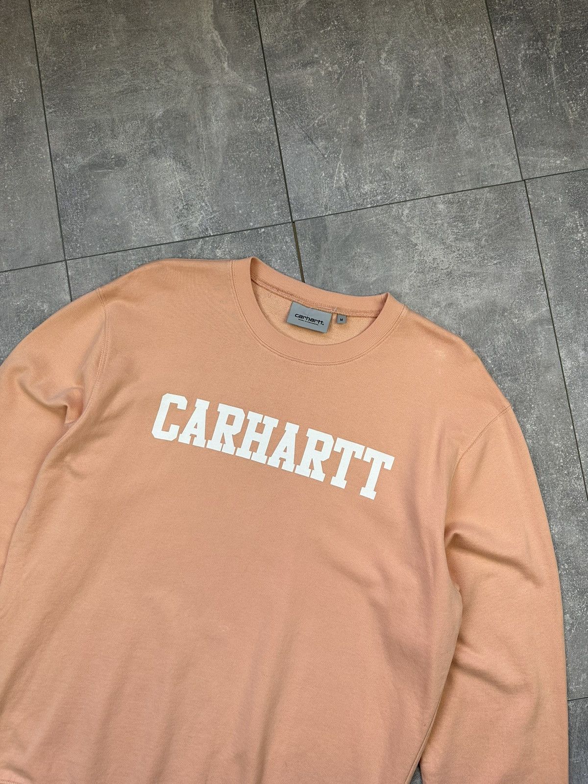 Other Carhartt Pink College Sweatshirt Overprint Logo Size US M / EU 48-50 / 2 - 2 Thumbnail