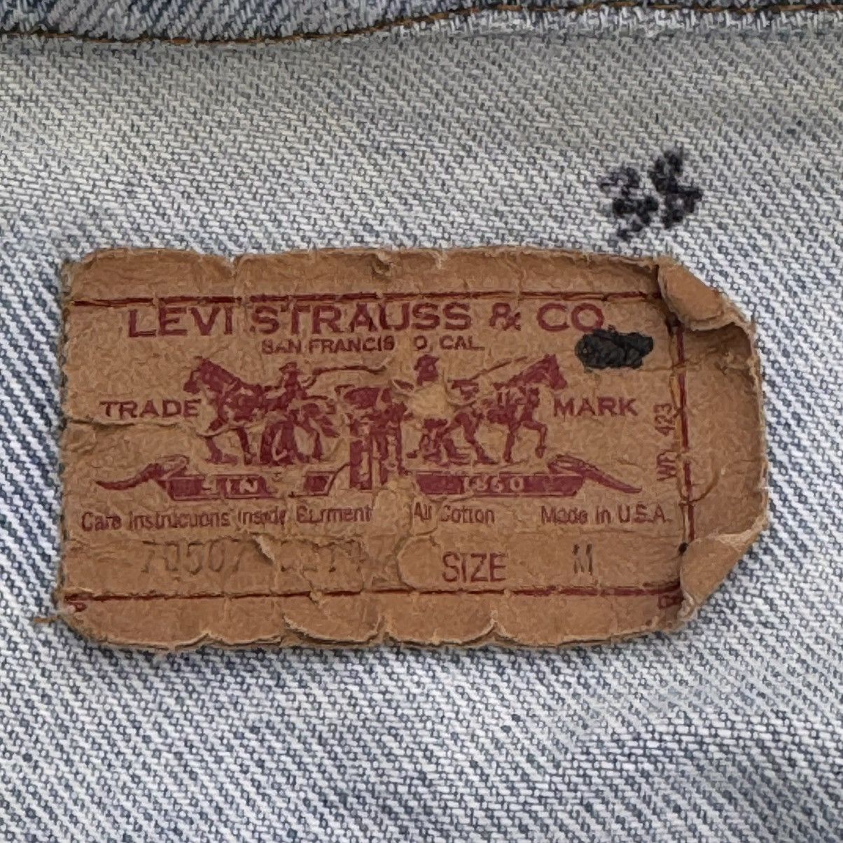 Levi's 80s Levis Denim Trucker Jacket Size US M / EU 48-50 / 2 - 10 Thumbnail
