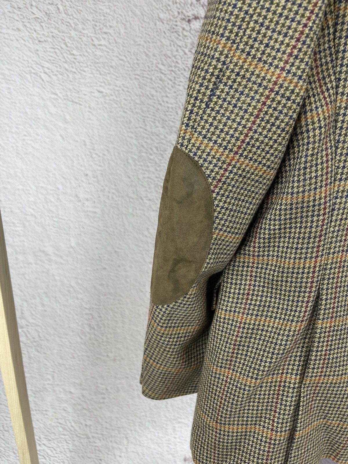 Burberry Burberry London luxury wool tweed Houndstooth blazer size 26 Size 46R - 13 Thumbnail