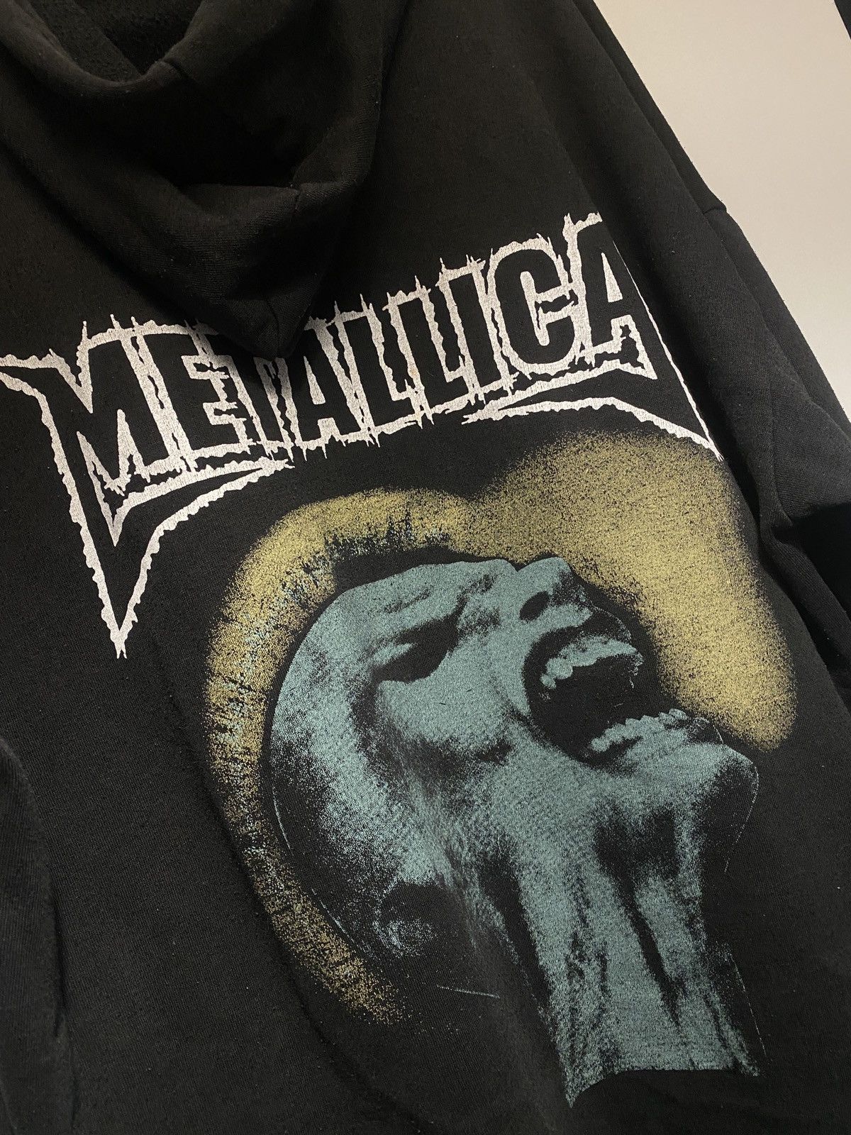 Metallica Vintage metallica ultra rare st anger two sided hoodie 00s Size US XL / EU 56 / 4 - 6 Thumbnail