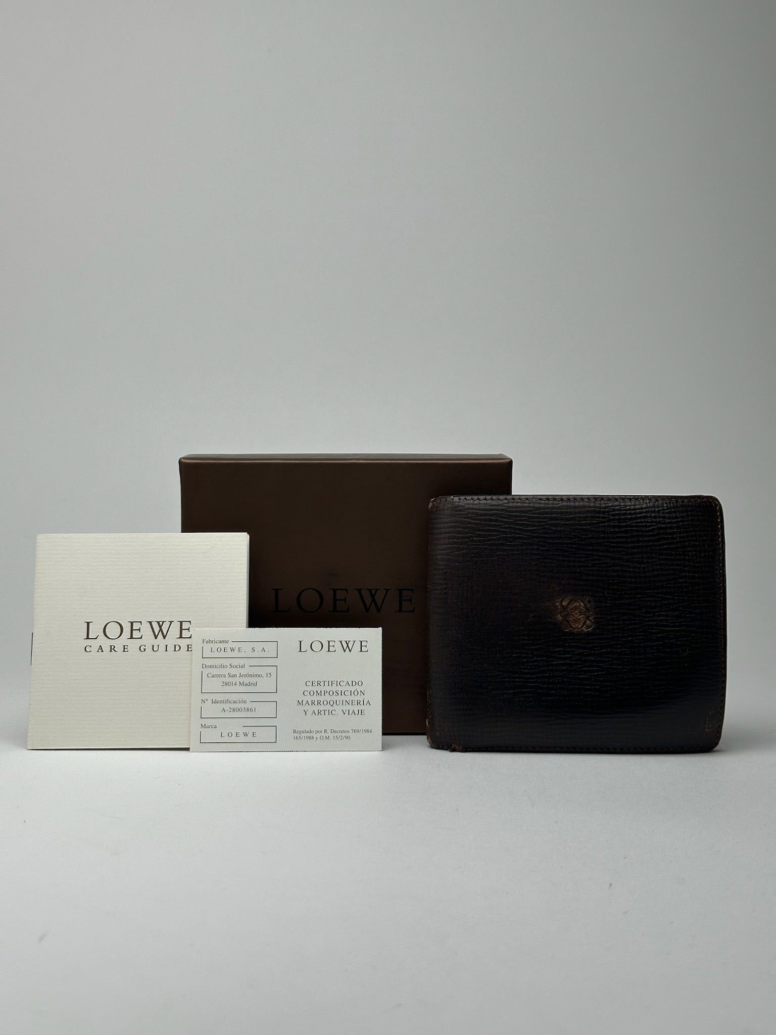 Loewe Vintage Madrid Leather Wallet Size ONE SIZE - 1 Thumbnail