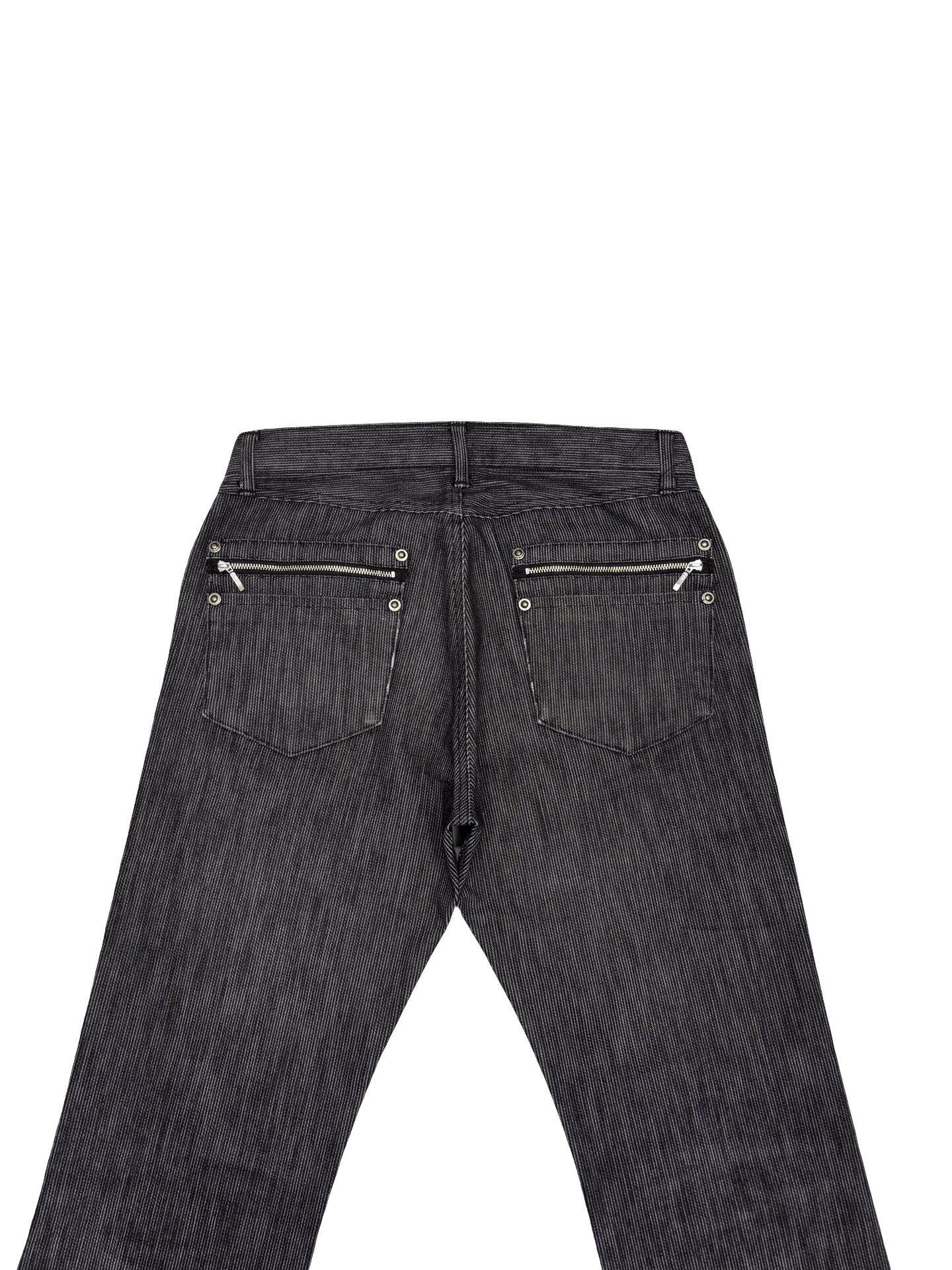 SEMANTIC DESIGN BLACK PINSTRIPE FLARE BOOTCUT