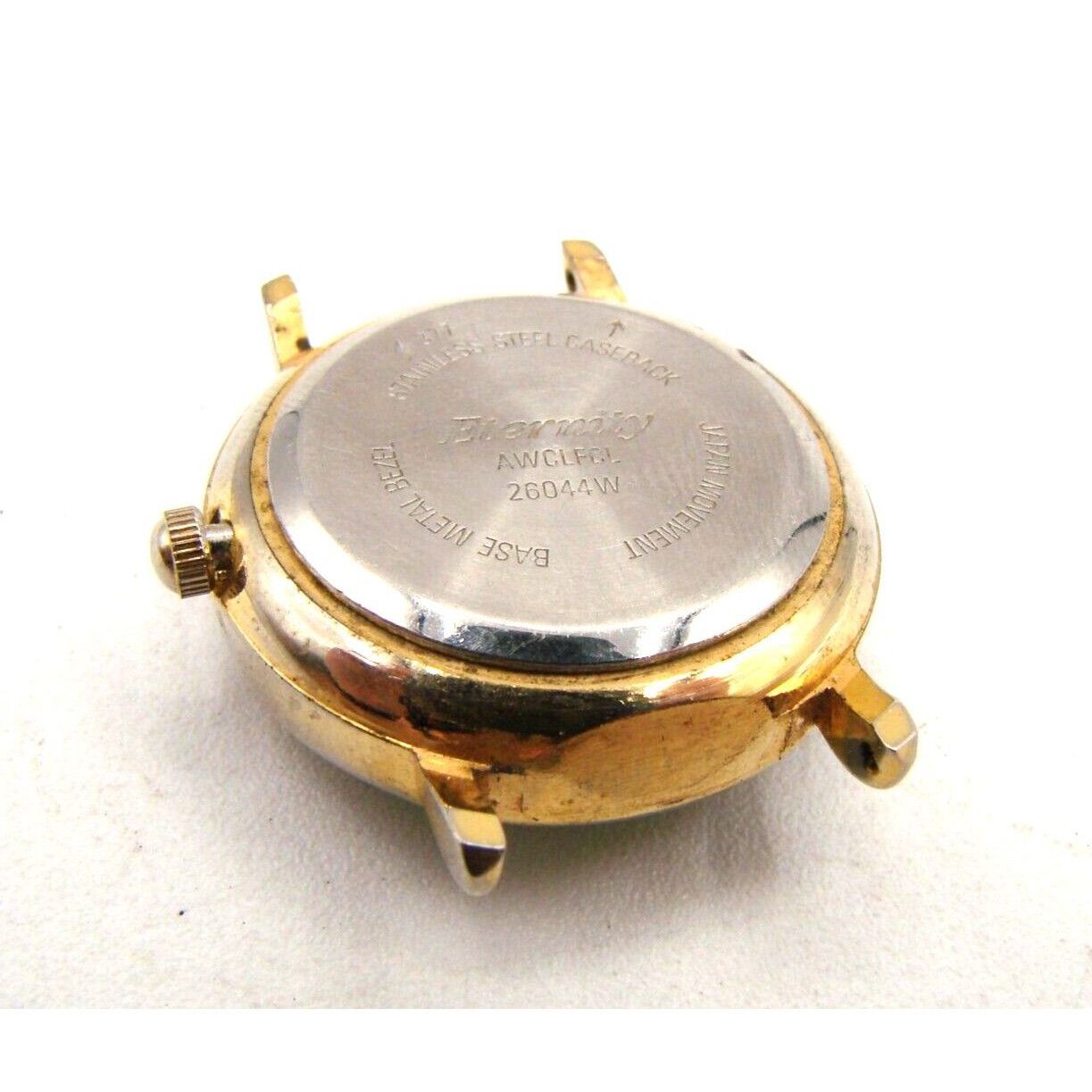 Vintage Eternity Ladies Watch Face Quartz Kaleidoscope Border Gold T