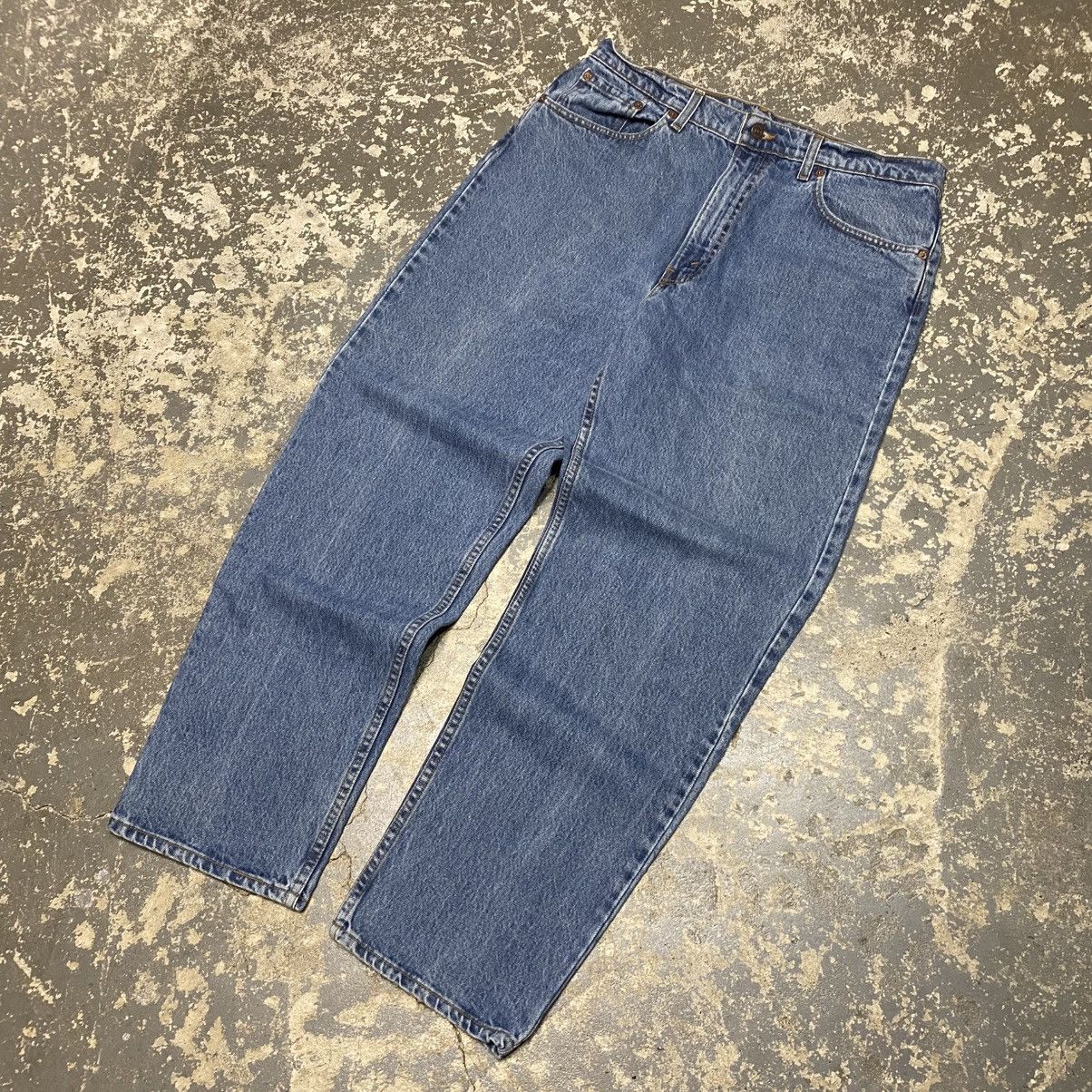Levi's × Vintage Vintage Levi’s 550 Relaxed Fit Blue Denim Jeans USA 90s Size US 35 - 6 Thumbnail