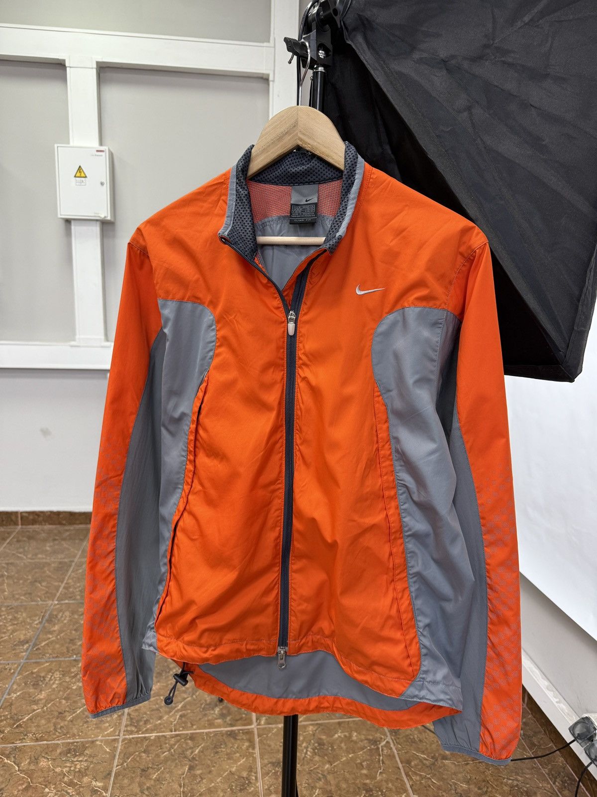 Nike × Vintage 🇺🇸 Vintage 90s Nike Clima Fit Jacket Retro Y2K Rare Hype Size US M / EU 48-50 / 2 - 1 Thumbnail