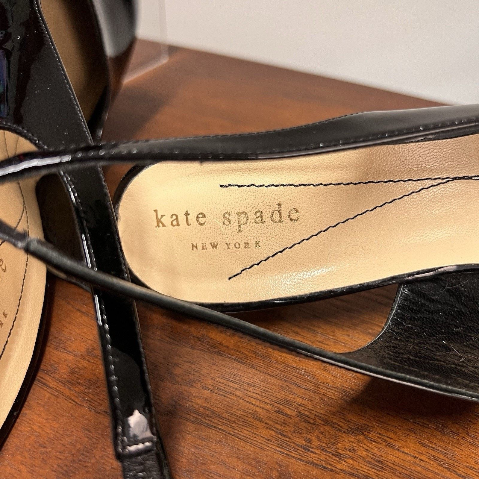 Kate Spade KATE SPADE Kenzie Leather Slingback Heel 7B Closed Toe Size US 7 / IT 37 - 5 Thumbnail
