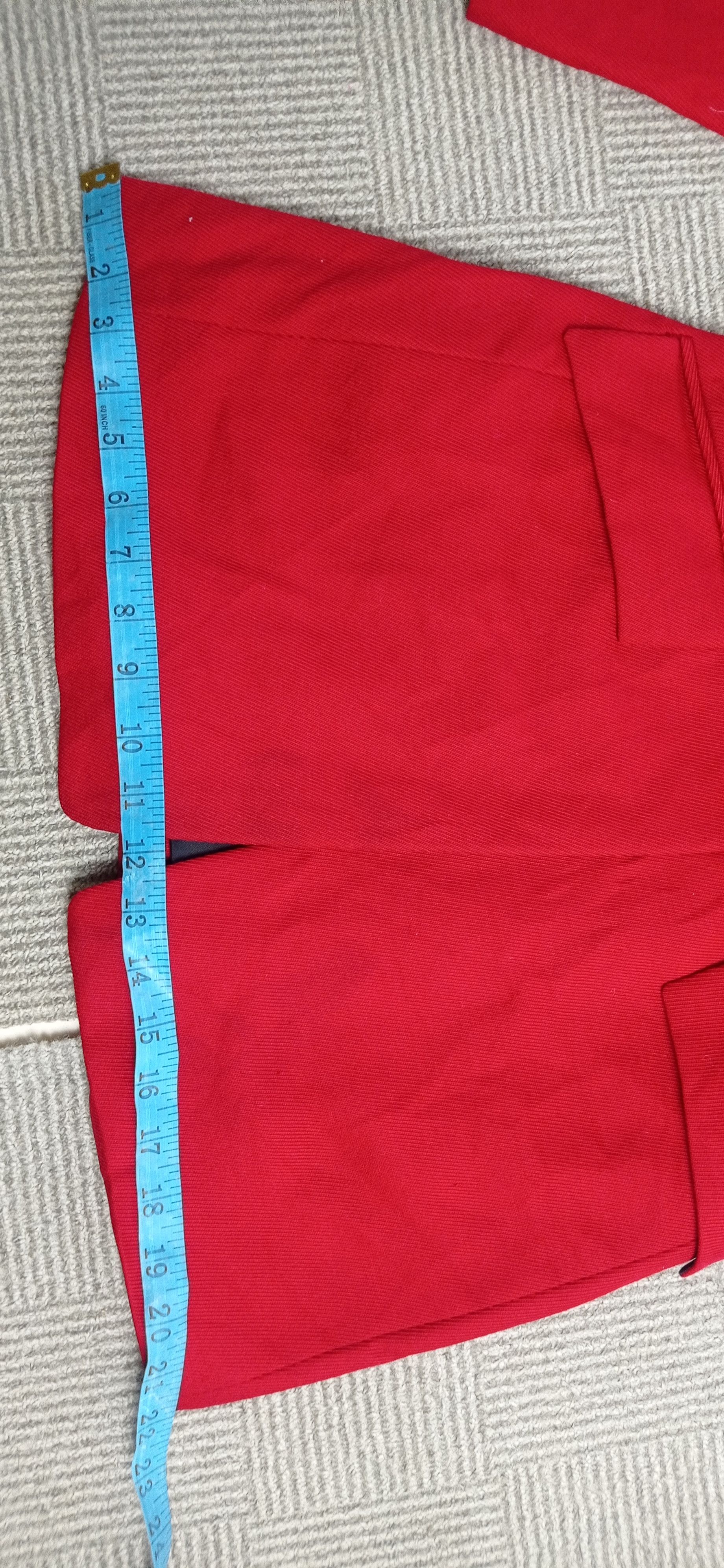 Burberry Vintage 80s Burberrys Wool Jacket Red Made in England Size S / US 4 / IT 40 - 19 Thumbnail