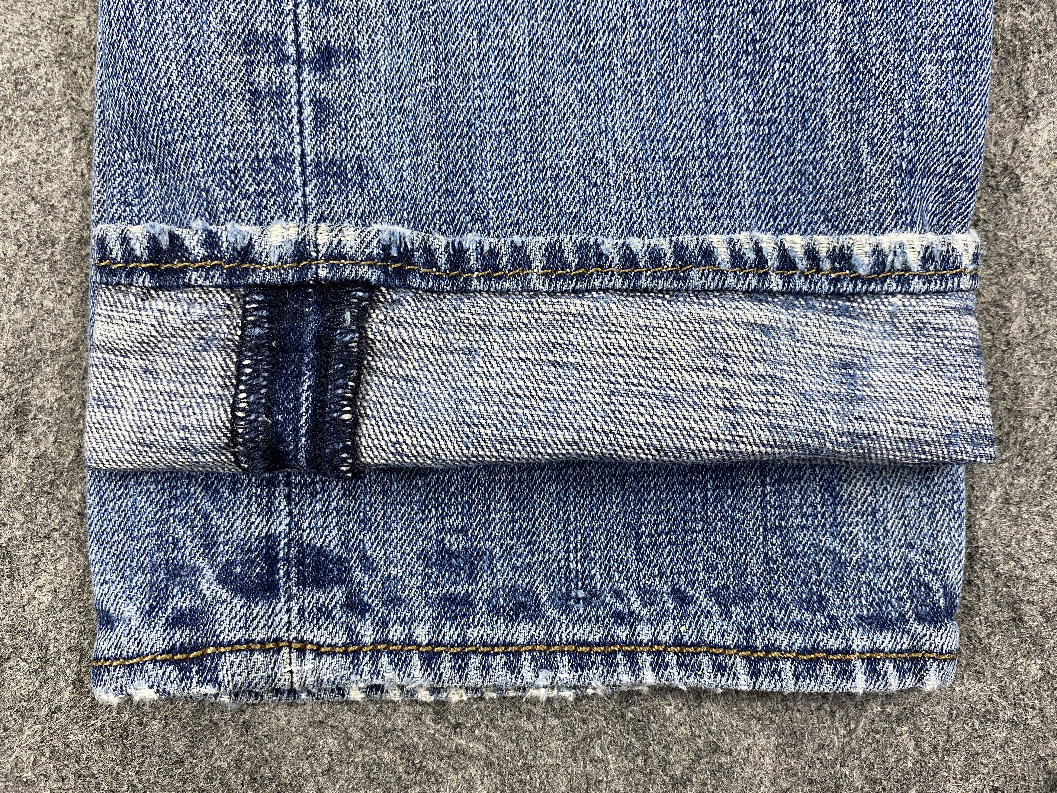 Levi's Distressed Blue Vintage Levi's 501 30x29.5 Denim -JN1656 Size US 30 / EU 46 - 12 Thumbnail