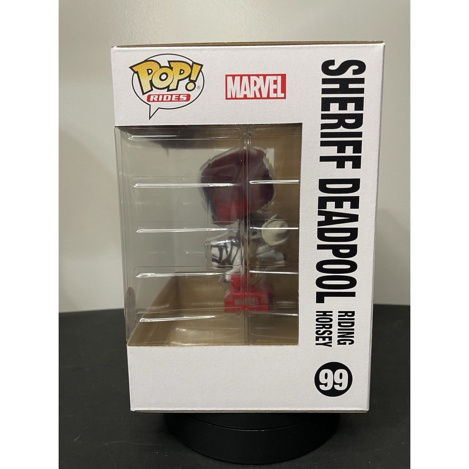 Marvel Comics Funko Pop! Sheriff Deadpool Riding Horsey Funko Shop Excl 99 Size ONE SIZE - 2 Thumbnail