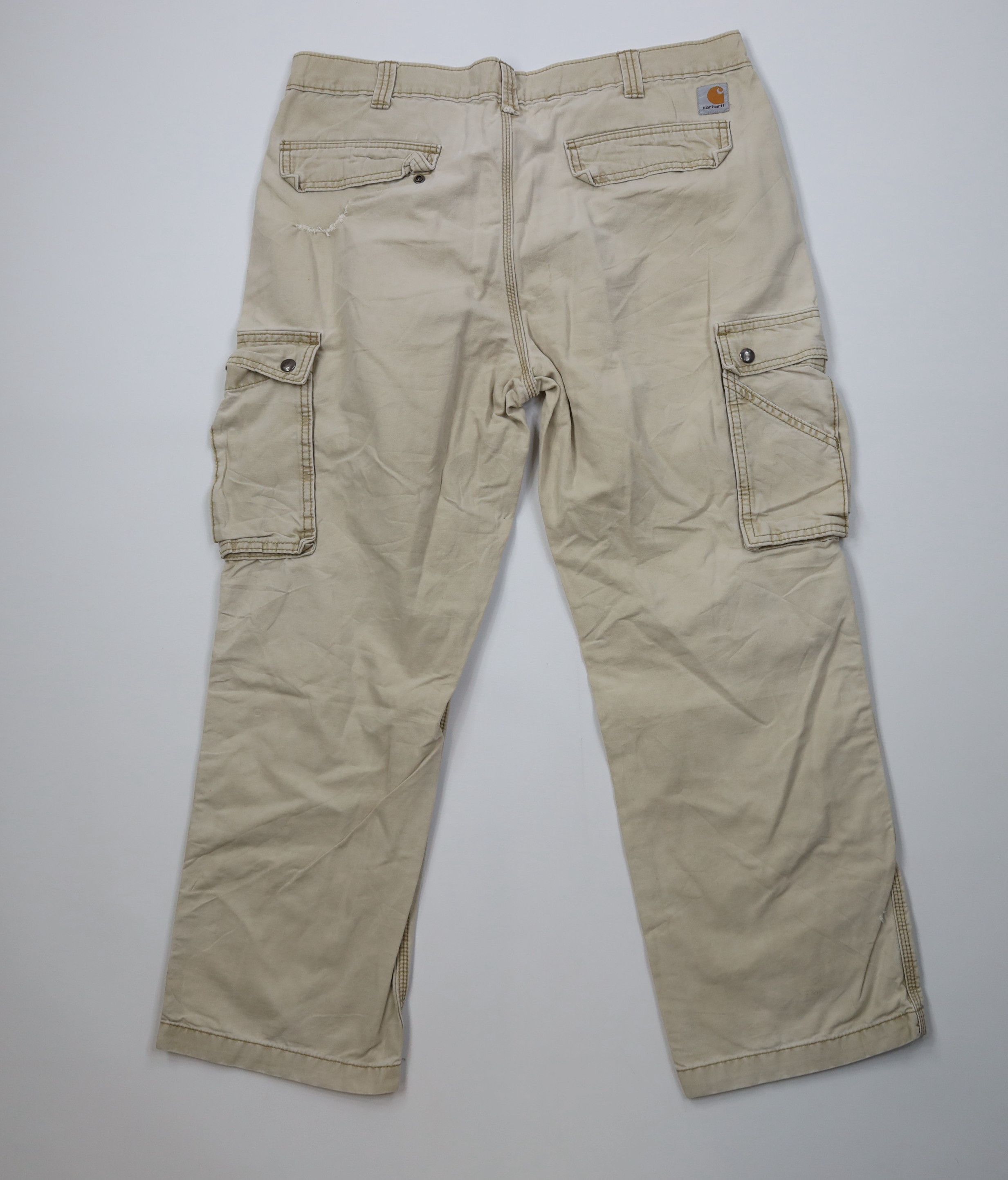 Carhartt Vintage Y2K Carhartt Relaxed Fit Wide Leg Cargo Pants Size US 38 / EU 54 - 9 Thumbnail