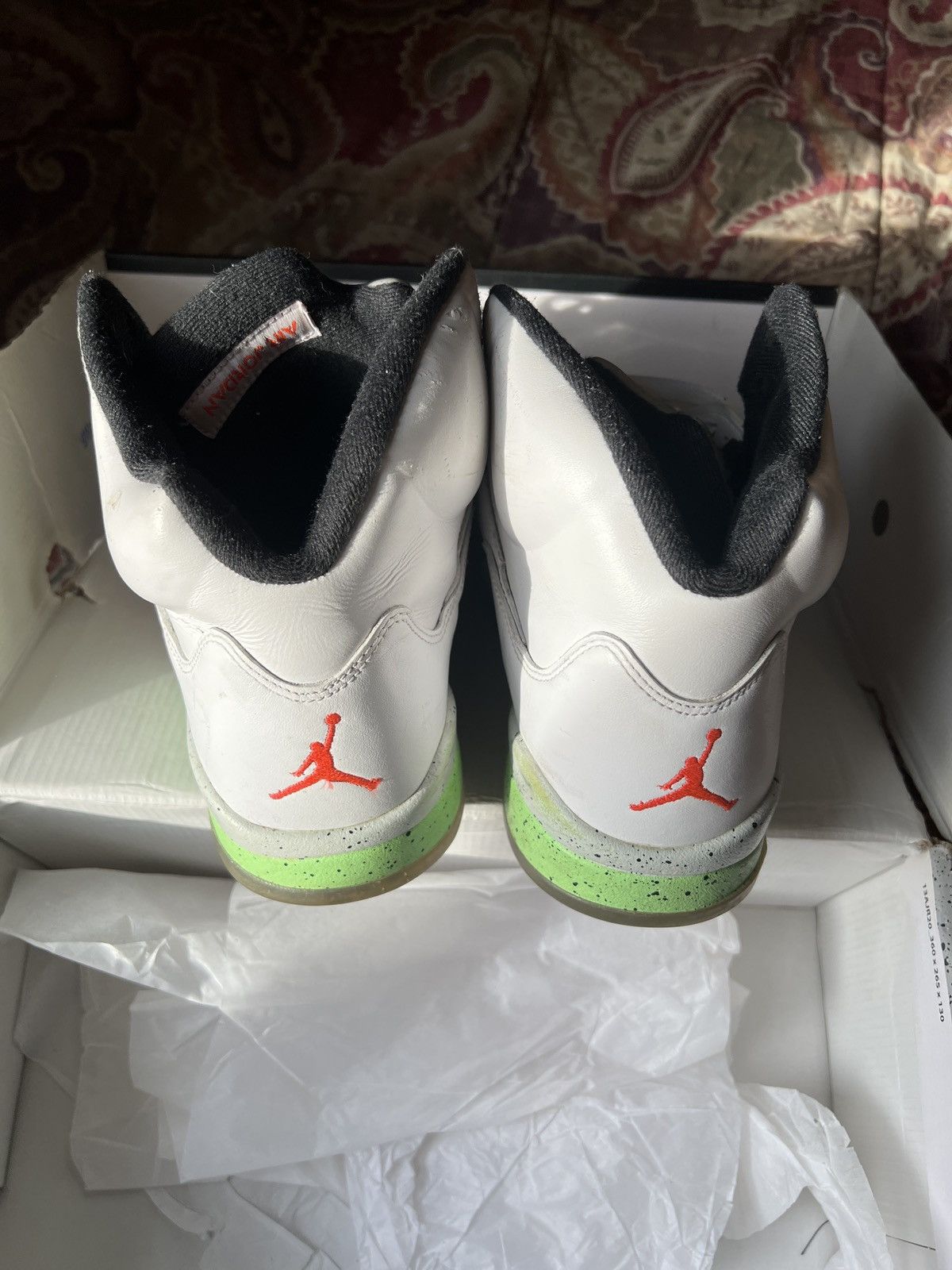 Jordan Brand Retro Jordan 5 Poison Green Size US 11.5 / EU 44-45 - 4 Thumbnail