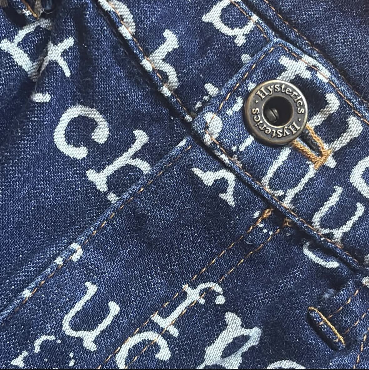Hysteric Glamour Hysteric Glamour Typewriter Denim Size US 27 - 3 Thumbnail