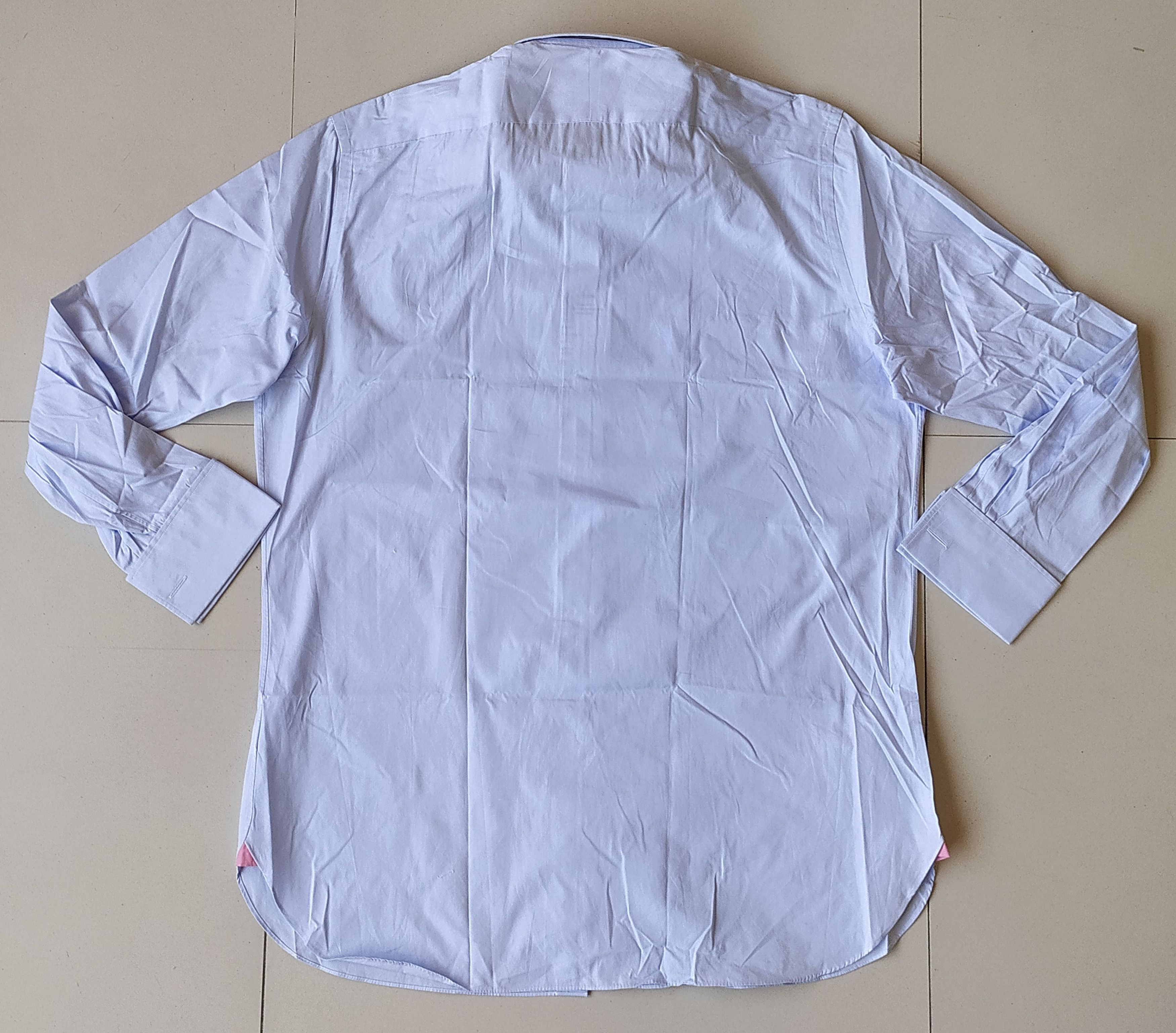 Thomas Pink Thomas Pink Formal Solid Cotton Shirt Free Shipping T/57 Size US XL / EU 56 / 4 - 3 Thumbnail