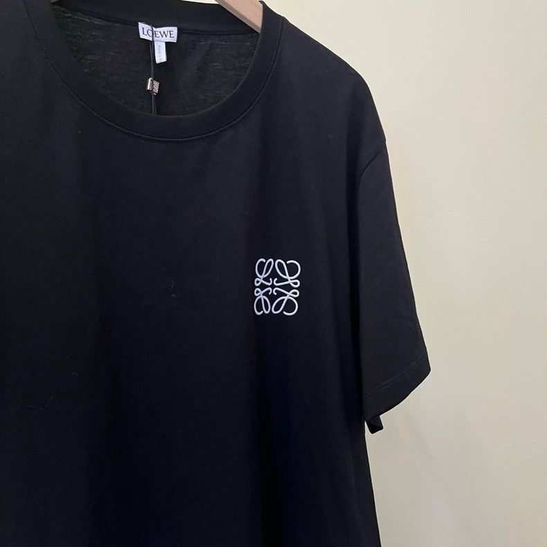 Loewe LOEWE Black Embroidered Logo Short-sleeved T-shirt, Size M Size US M / EU 48-50 / 2 - 3 Thumbnail