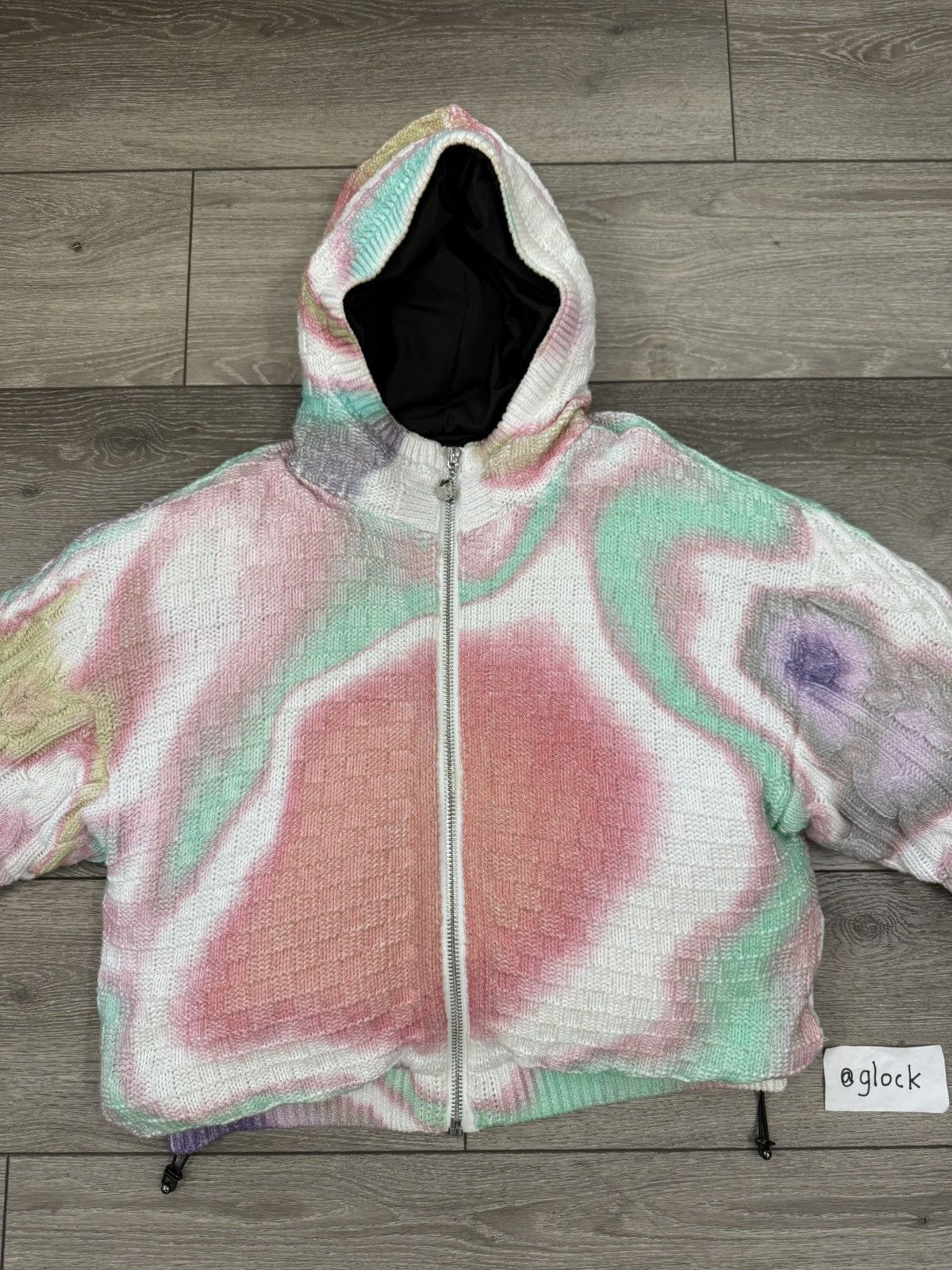 Bad Son Badson SPCTRM Multicolor Knit Puffer Jacket Size Medium Size US M / EU 48-50 / 2 - 2 Thumbnail