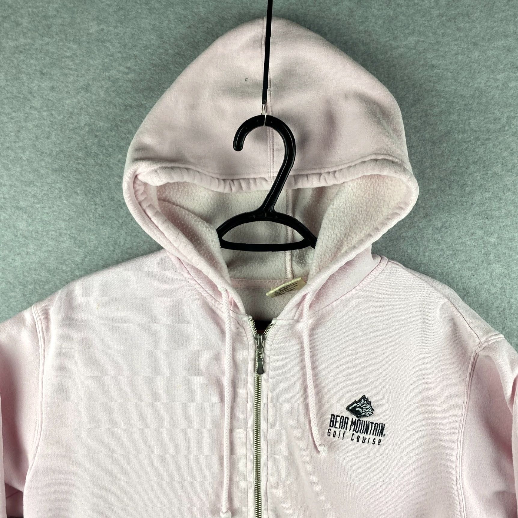 Comfort Colors Comfort Colors Hoodie Womens Medium M Pink Full Zip Bear Embroidered Mountain Bear Size M / US 6-8 / IT 42-44 - 2 Thumbnail