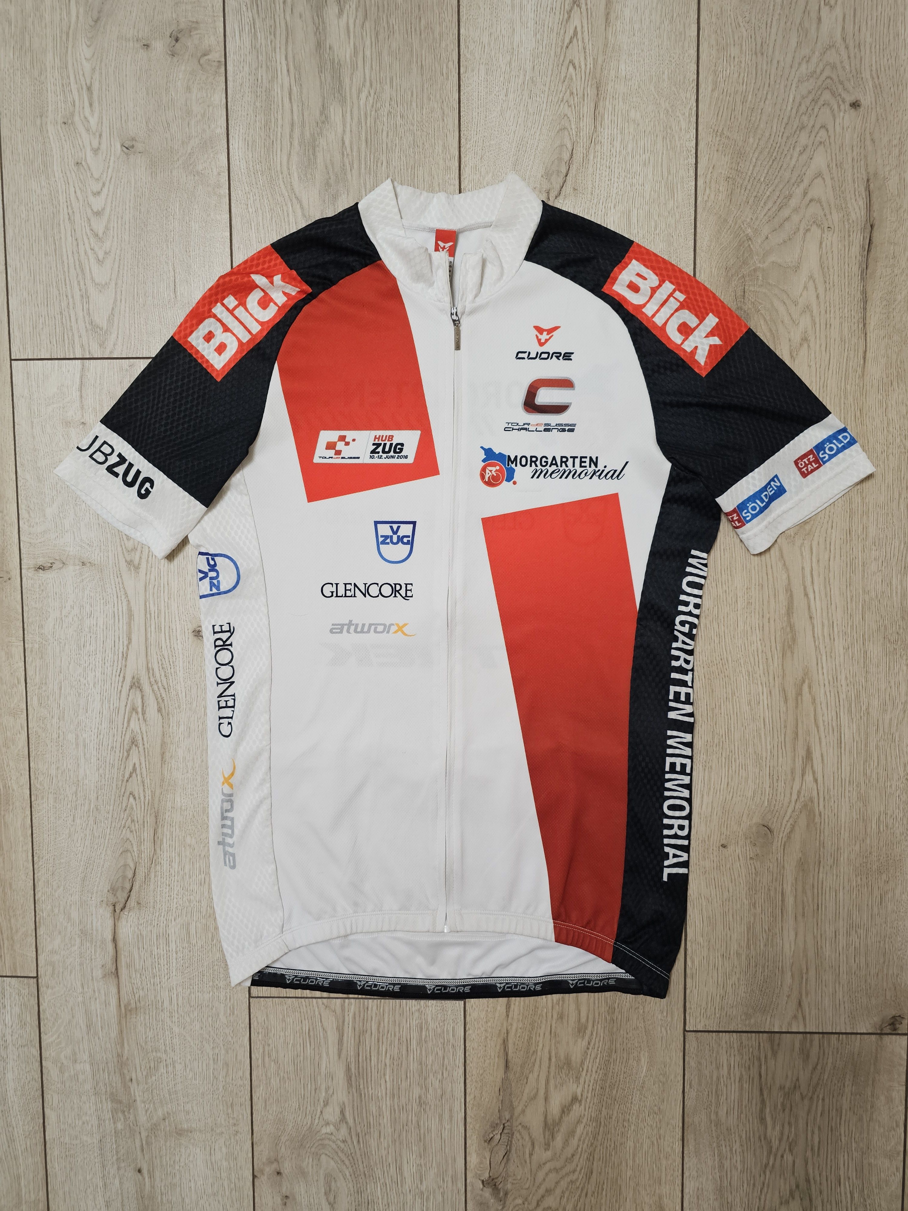 All Sport COURE CYCLING JERSEY VELO CYCLING TOUR DE SUISSE CHALLENGE Size US M / EU 48-50 / 2 - 1 Thumbnail