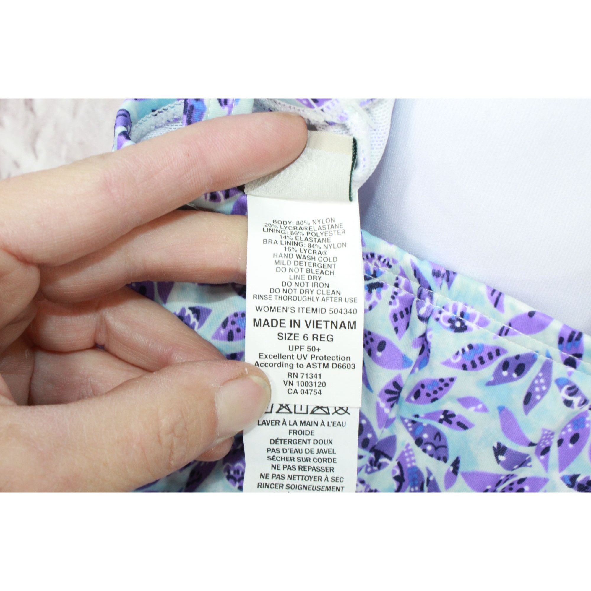 L.L. Bean LL Bean Mix and Match Swimwear Square Neck Tankini Top Size M / US 6-8 / IT 42-44 - 8 Thumbnail