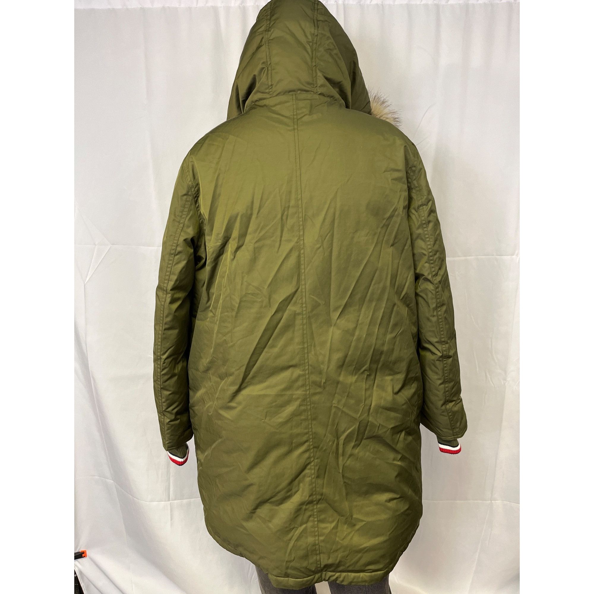 Tommy Hilfiger Tommy Hilfiger Women's Green Winter Puffer Coat Size L SKU 5 Size L / US 10 / IT 46 - 2 Thumbnail