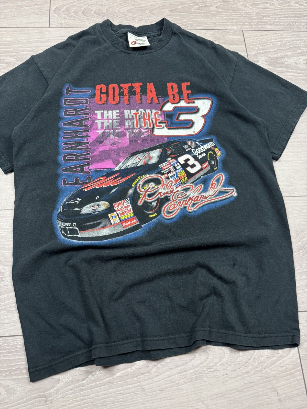NASCAR Vintage 90’s T Shirt Dale Earnhardt Gotta Be The Man Size US L / EU 52-54 / 3 - 4 Thumbnail