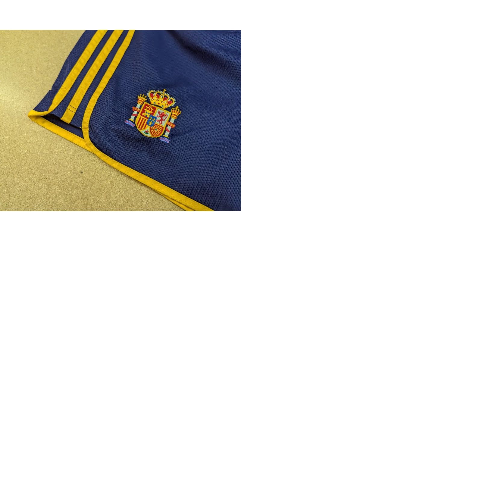 Adidas Adidas Portugal 1999-2001 Shorts XL D10 Blue Soccer Football Sports Home Mens Athletic Quick Dry Moisture Wicking Drawstring Elastic Waist Size US 36 / EU 52 - 9 Thumbnail