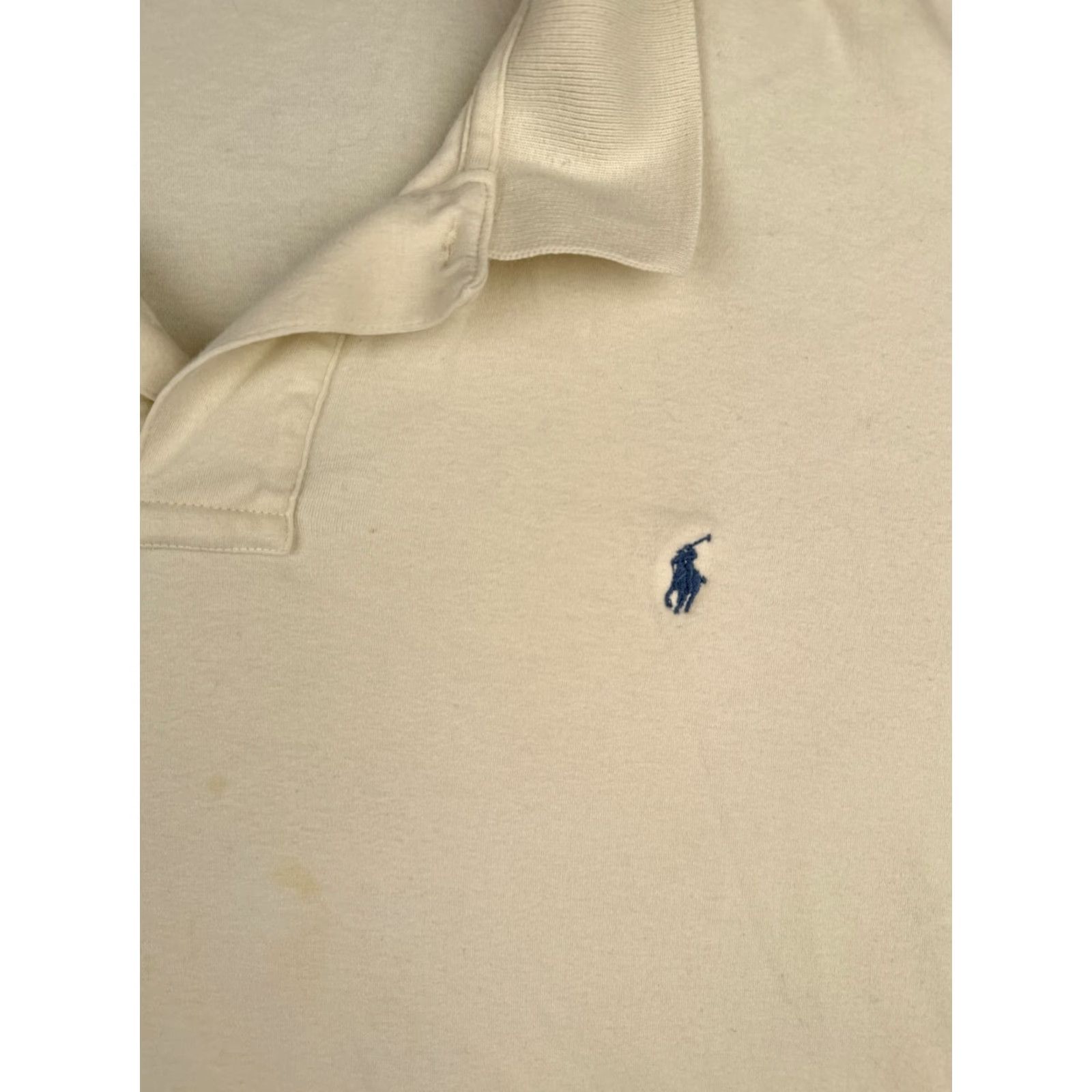 Ralph Lauren VINTAGE Polo Ralph Lauren Shirt Men 2XL Yellow Short Sleeve 100% Cotton Polo Shirt, Vintage, 80s, Golf Mens Size US XXL / EU 58 / 5 - 6 Thumbnail