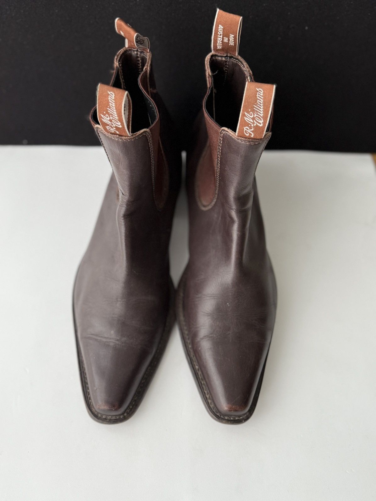 R.M. Williams RM Williams Millicent, Brown leather Chelsea Boots Size 10 Size US 10 / EU 43 - 3 Thumbnail