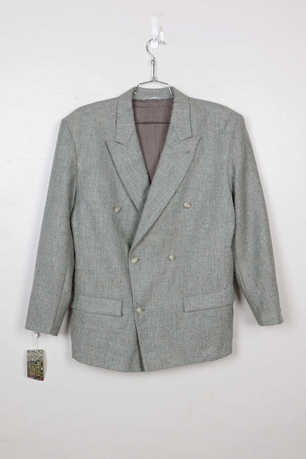 Marithe + Francois Girbaud 90's Marithe Francois Girbaud Harringbone Blazer Size L / US 10 / IT 46 - 1 Thumbnail