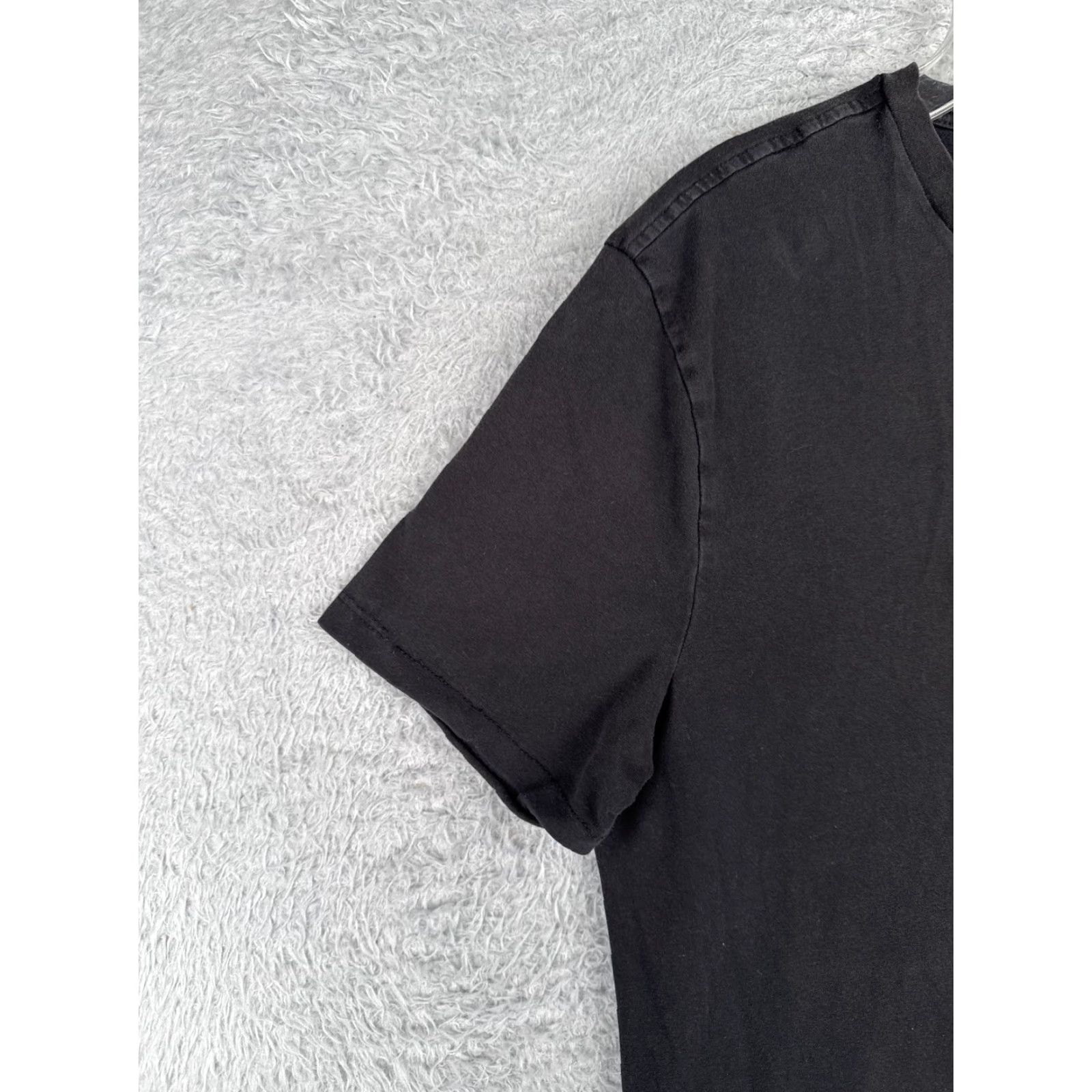Tommy Hilfiger Tommy Hilfiger Shirt Men Medium Black Short Sleeve Crew Neck Cotton Logo Casual Size US M / EU 48-50 / 2 - 3 Thumbnail
