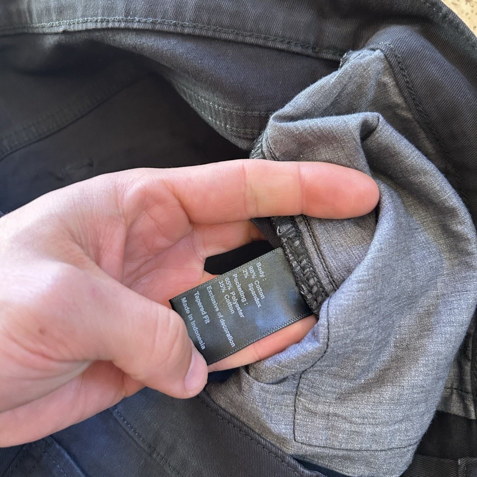 Flint And Tinder NEW Huckberry 365 Tapered Fit Stretch Chino Pants 34x32 Size US 34 / EU 50 - 3 Thumbnail