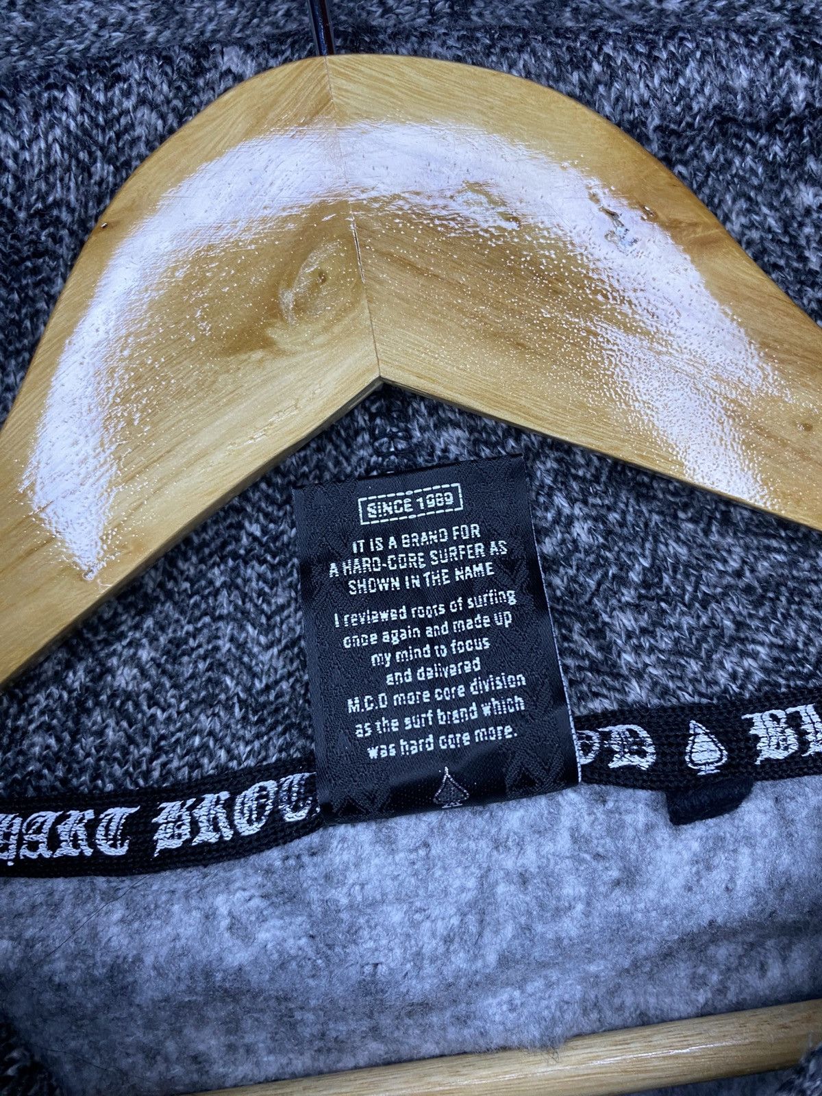Vintage More Core Division M.C.D Black Hart Hoodie Size US L / EU 52-54 / 3 - 7 Thumbnail