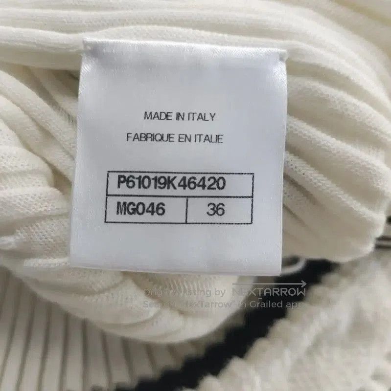 Chanel Chanel Summer Cotton Skirt in Cream White . Size 27" / US 4 / IT 40 - 4 Thumbnail