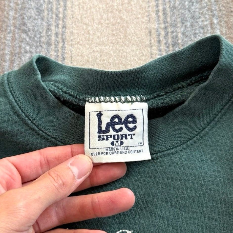 Lee VINTAGE Green Bay Packers Crewneck Sweatshirt M Lee NFL Football 90s Sports Mens Crew Neck Sweatshirt Green Bay Packers 90s Vintage Requires Care Size US M / EU 48-50 / 2 - 4 Thumbnail