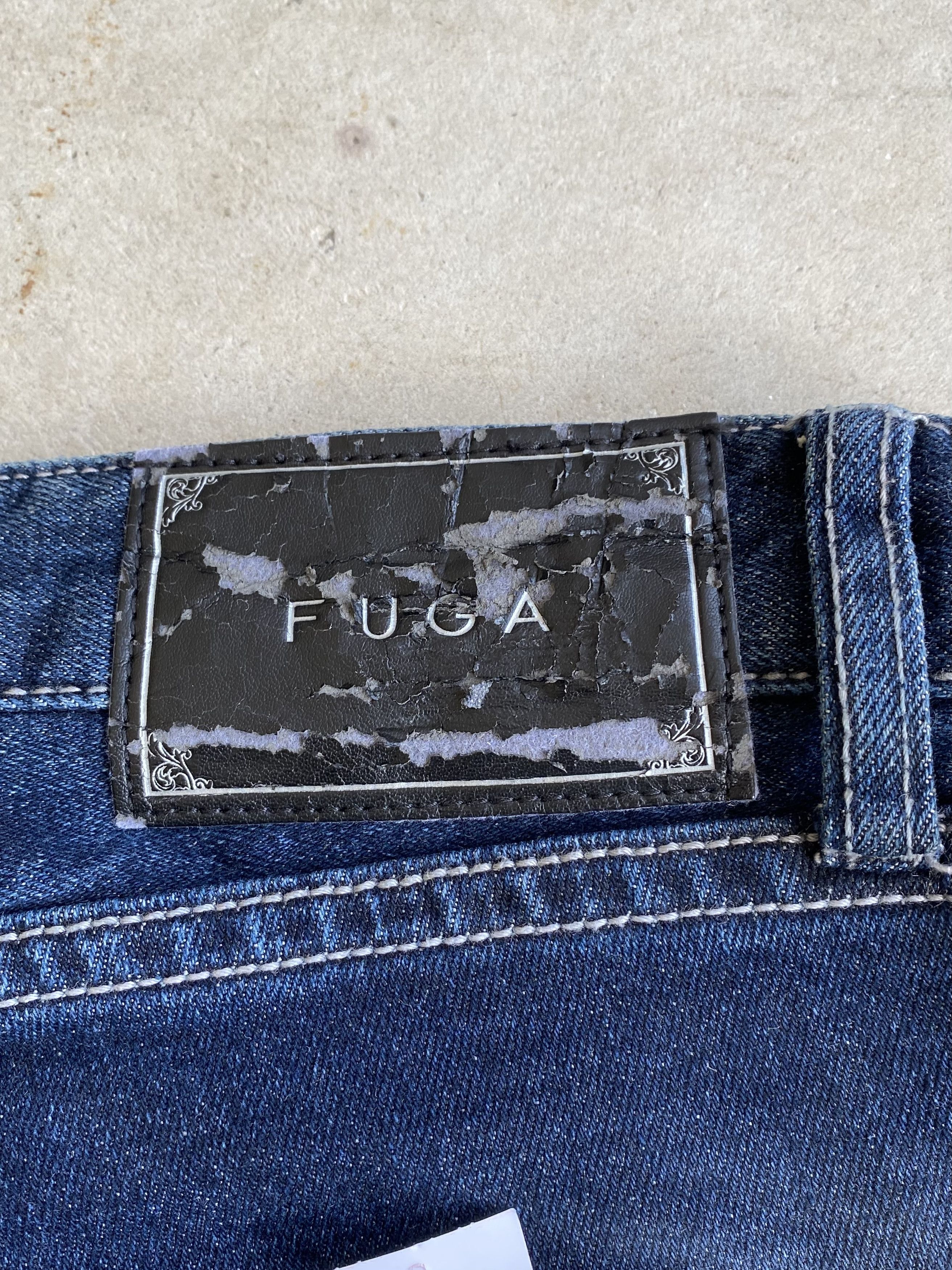 GOSTAR DE FUGA Fuga Honeycomb Slash washed indigo denim like le grande bleu Size US 32 / EU 48 - 10 Thumbnail