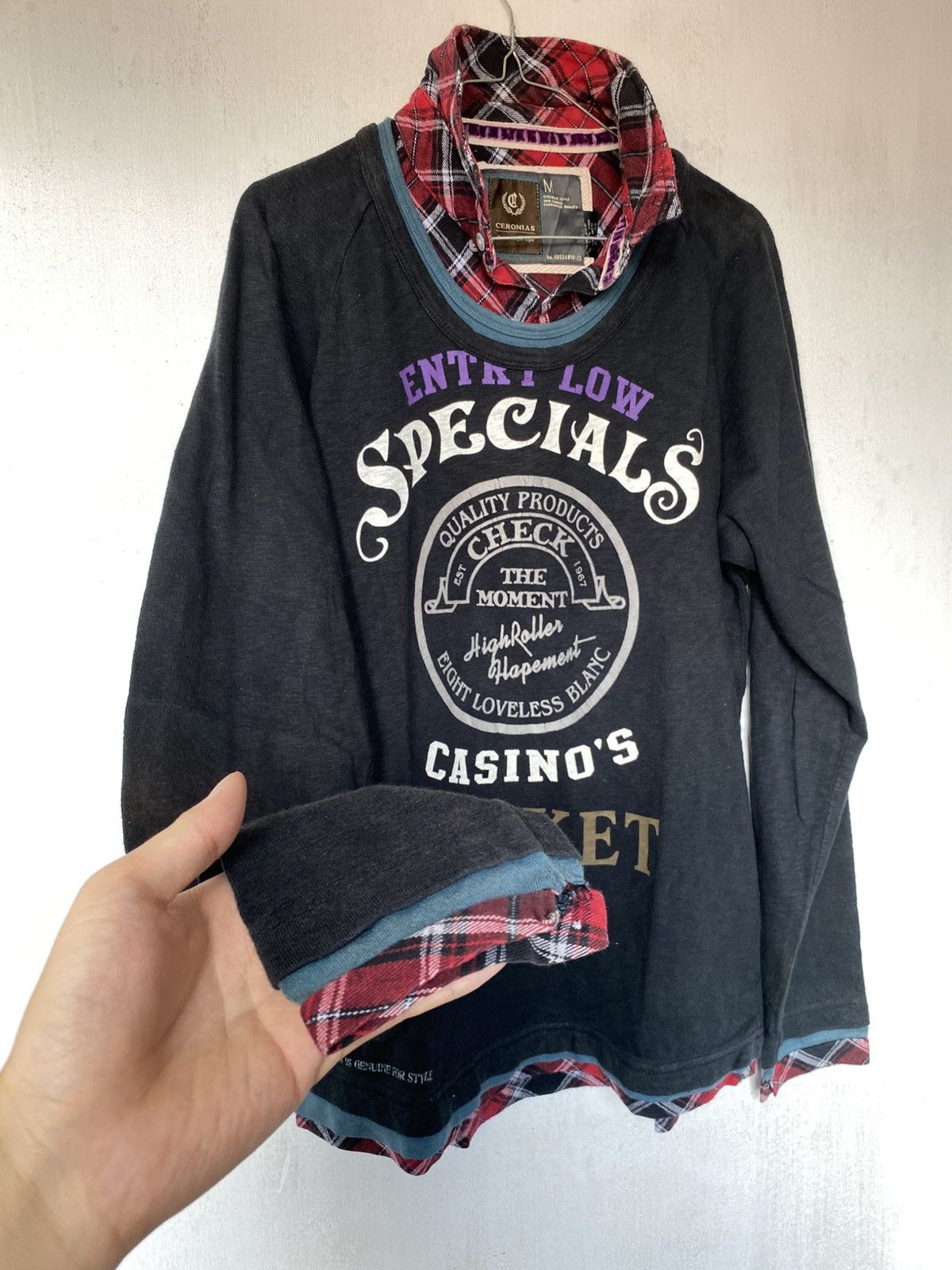 If Six Was Nine × Japanese Brand × Le Grande Bleu (L.G.B.) Ceronias Triple Layer Longsleeve Size US M / EU 48-50 / 2 - 3 Thumbnail