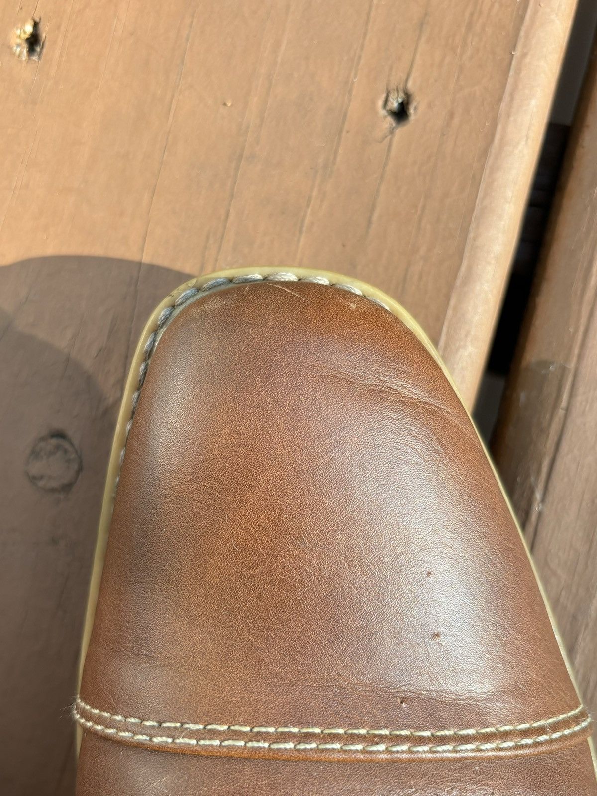Apt. 9 × Designer Brown Leather Ankle Boots Apt 9 Cap Toe Zipper Cognac & Navy Size US 8 / EU 41 - 15 Thumbnail