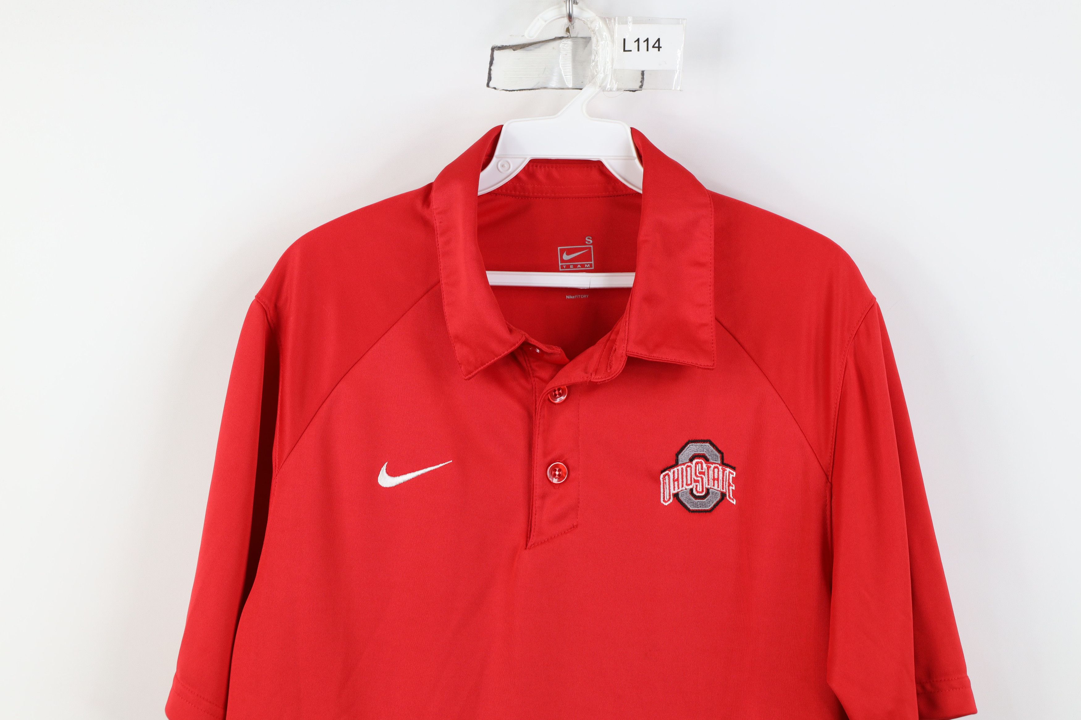 Nike Vintage Y2K Nike Swoosh Ohio State University Golf Polo Size US S / EU 44-46 / 1 - 2 Thumbnail