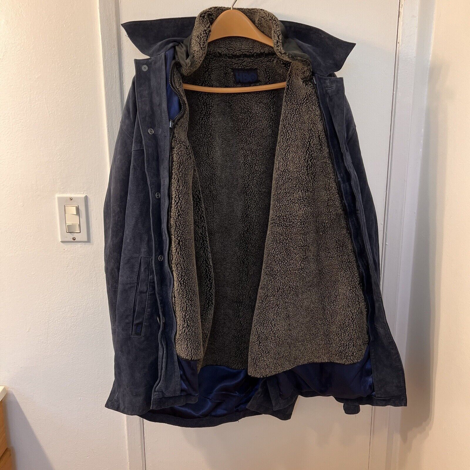 Other HBO Max Series Blue Suede Fleece Lined Coat Mens Size 2XL Size US XXL / EU 58 / 5 - 13 Thumbnail