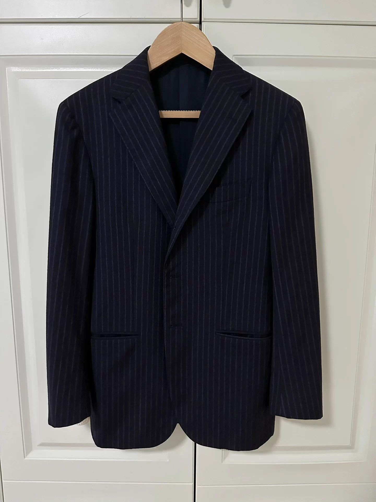 SARTORIO Sartorio Wool Suit Jacket 46 Non-New Naples Size 46S - 1 Thumbnail