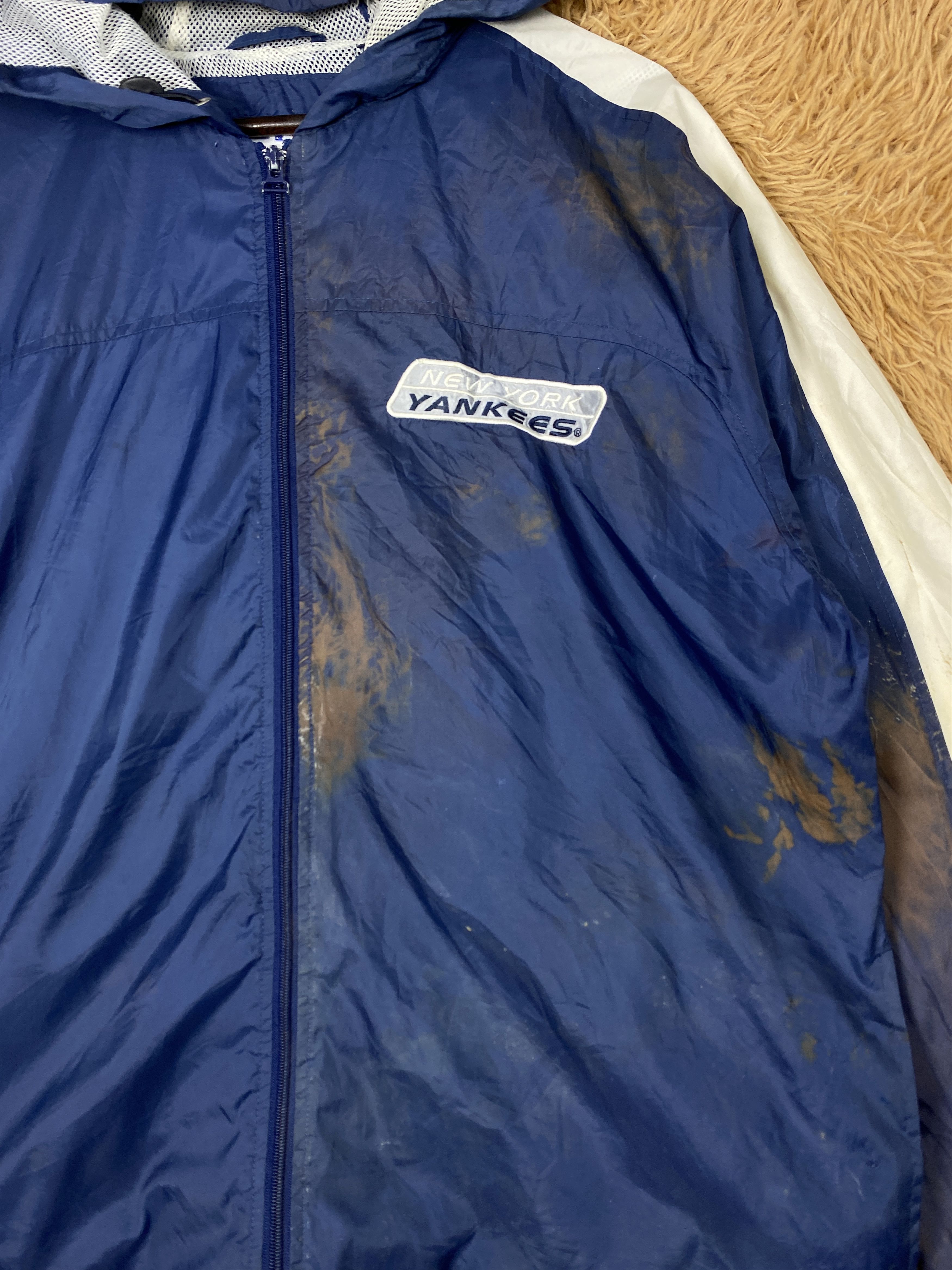 Mirage Vintage New York Yankees Mirage Windbreaker Jacket PJ2579 Size US L / EU 52-54 / 3 - 5 Thumbnail