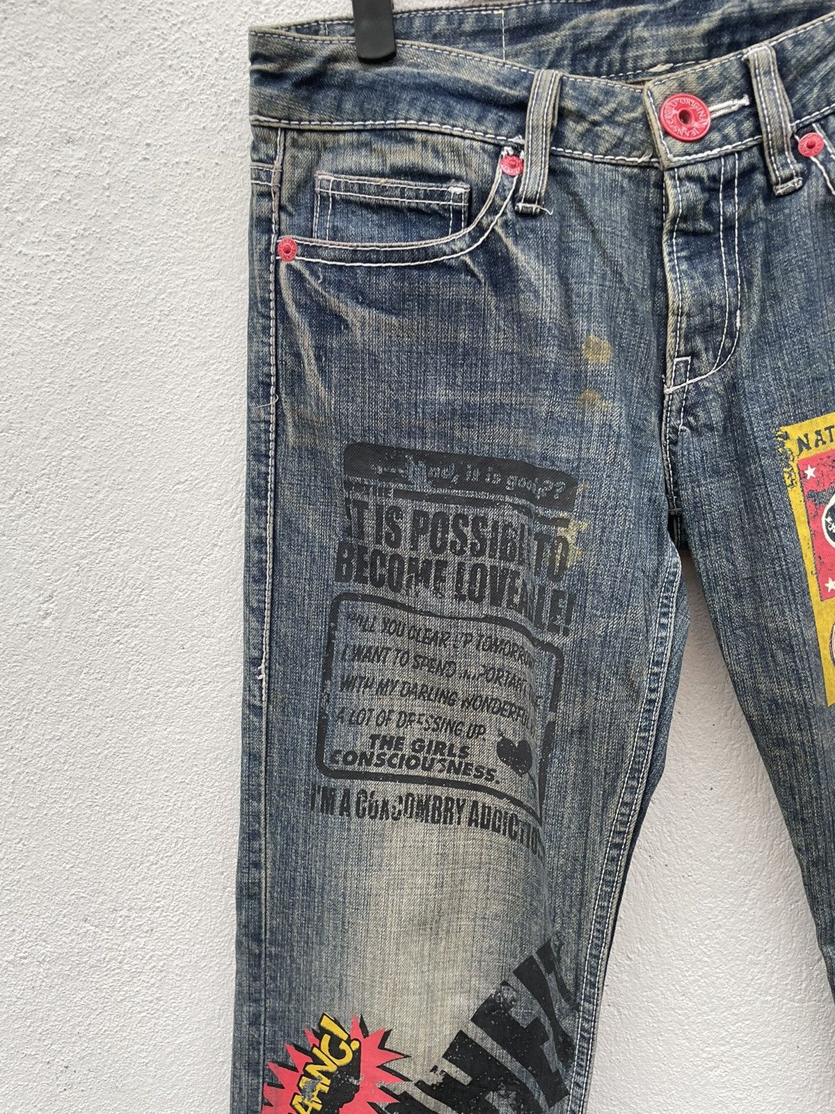If Six Was Nine × Japanese Brand Japan Brand Co & Lu Jeans Size US 31 - 4 Thumbnail