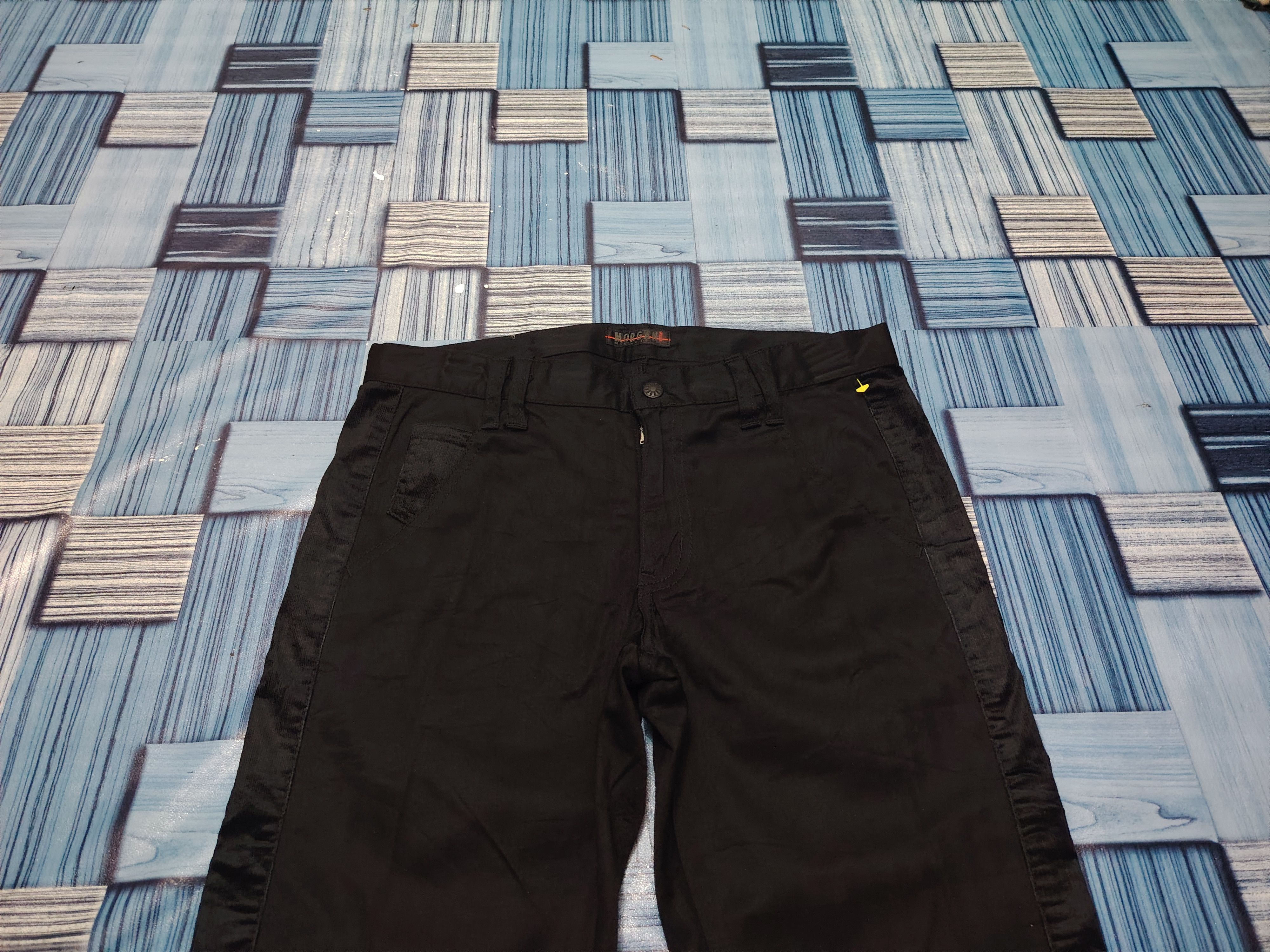 Morgan Homme Japanese Morgan Homme Lining Corduroy Black Pants Size US 31 - 5 Thumbnail