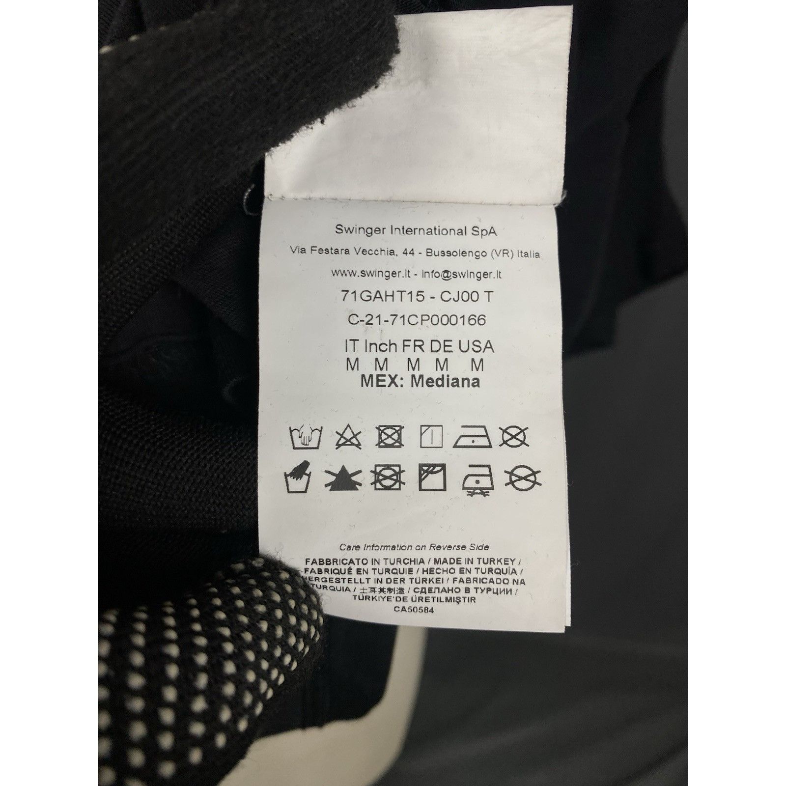 Versace Versace Jeans Couture Men's Black Big Reflective Logo Oversi Size US M / EU 48-50 / 2 - 12 Thumbnail