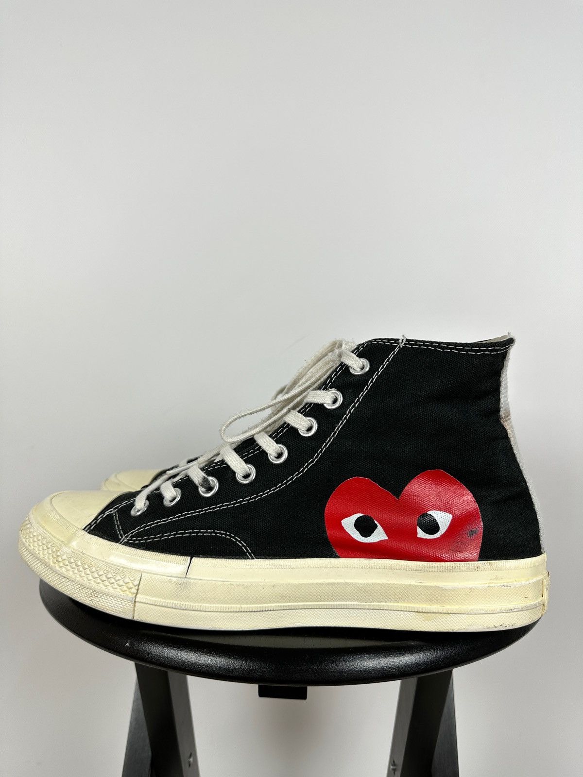 Comme des Garcons Comme Des Garçons x Chuck Taylor Converse All Star Hi Top Size US 10 / EU 43 - 2 Thumbnail